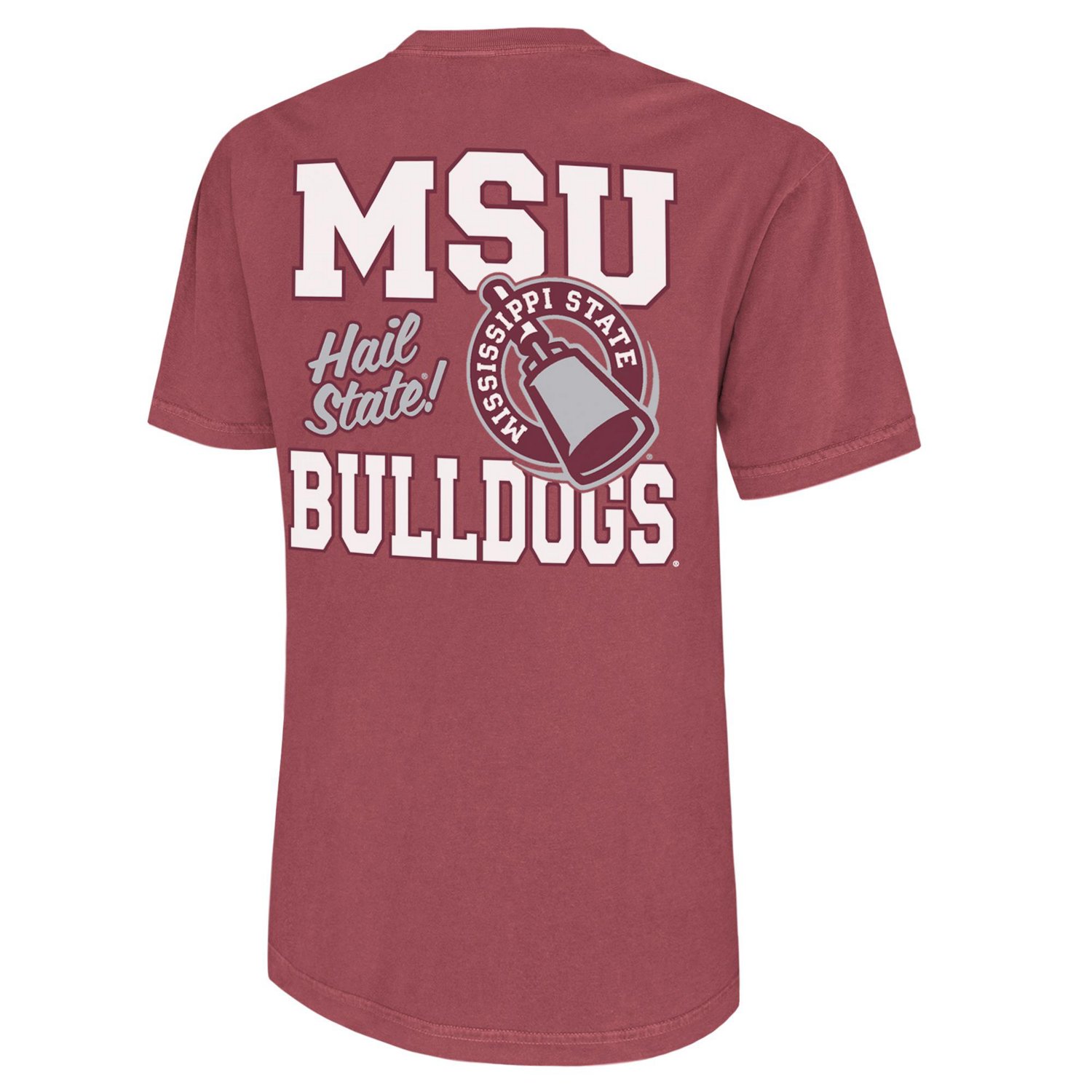WILDCAT RETRO Men's Mississippi State University Mantra Cowbell Comfort Colors T-shirt