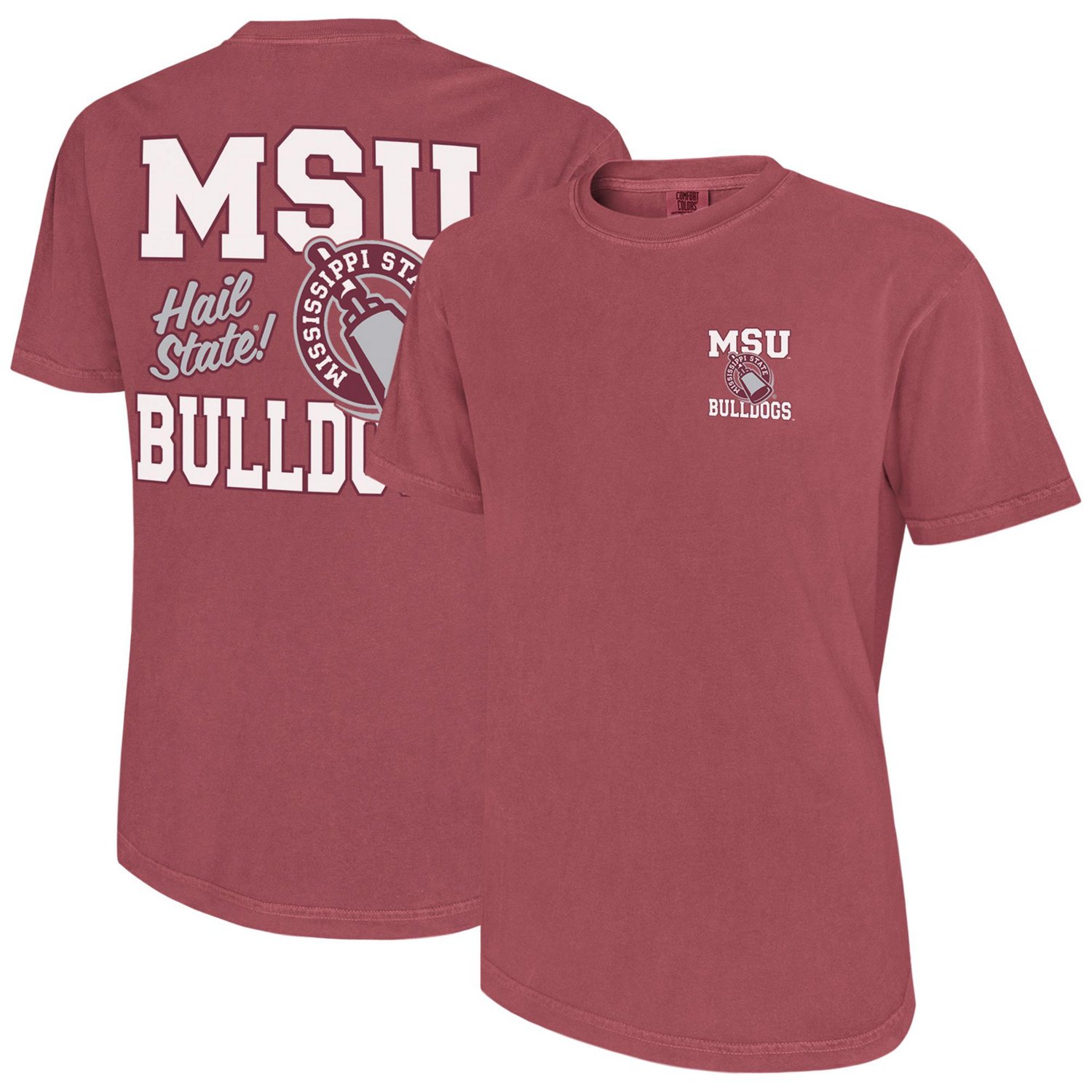 WILDCAT RETRO Men's Mississippi State University Mantra Cowbell Comfort Colors T-shirt - view number 3