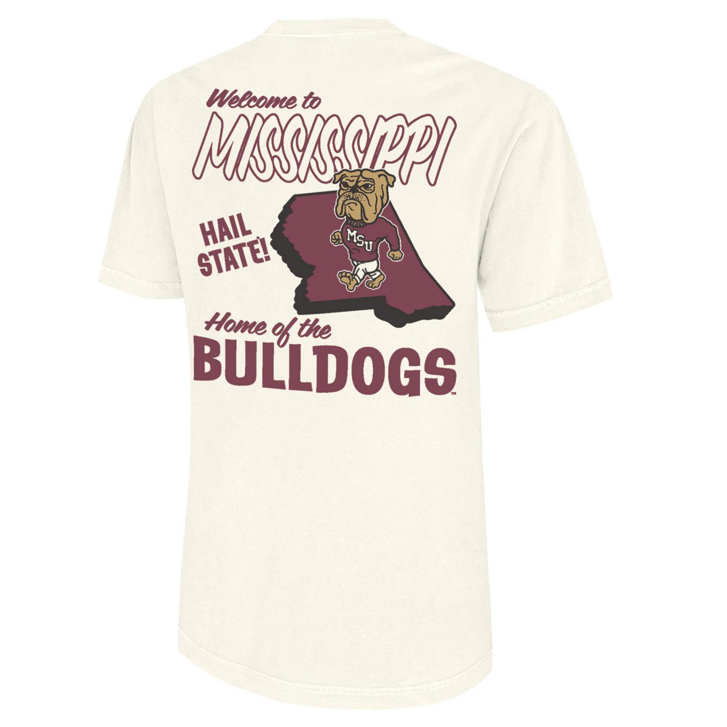 WILDCAT RETRO Men's Mississippi State University Welcome to Mississippi Comfort Colors T-shirt