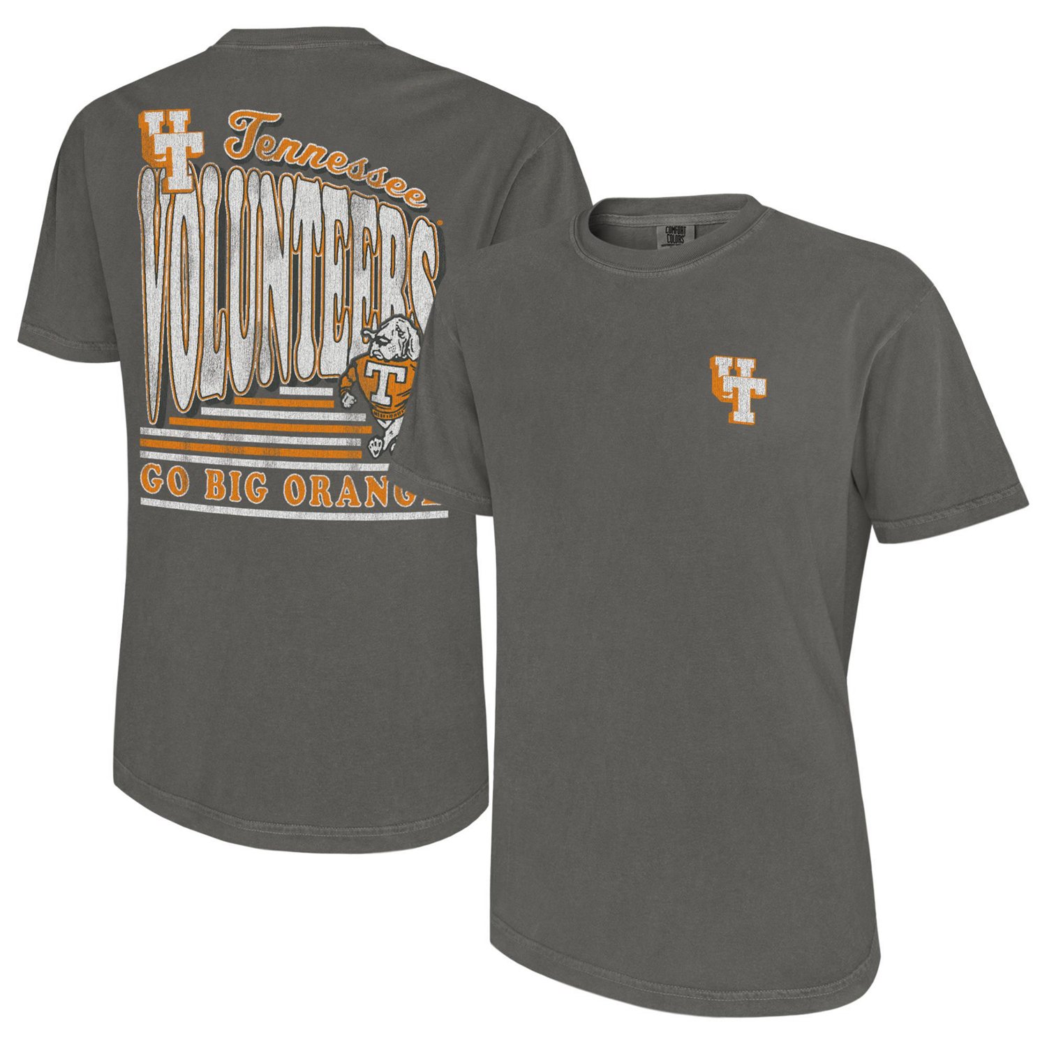 Comfort Colors Men's University of Tennessee Go Big Orange Bubble Letters Short Sleeve T-Shirt - view number 3
