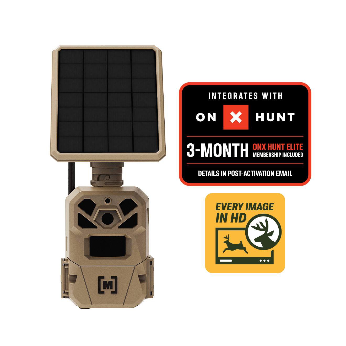 Moultrie Edge Solar 40MP Cellular Trail Camera with Rechargeable Battery Pack