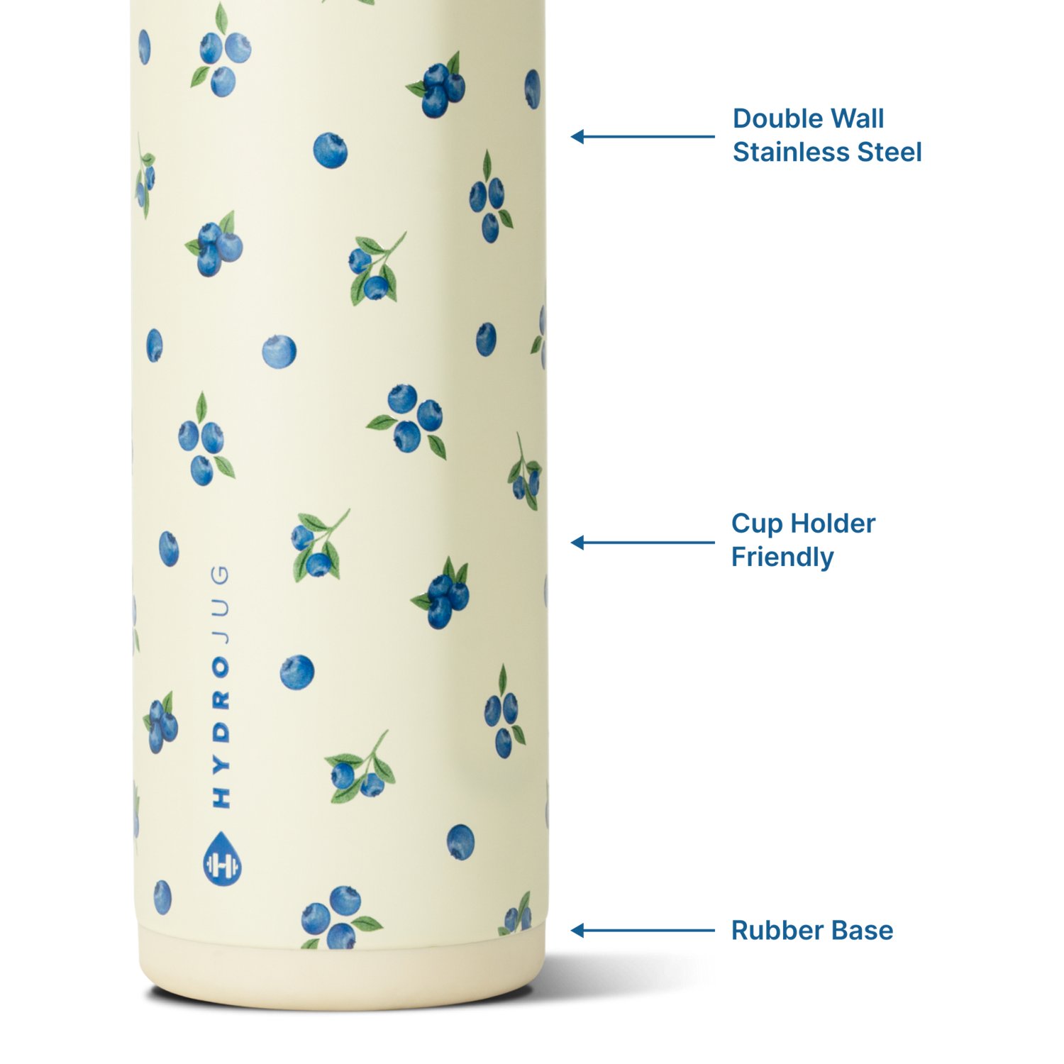 HydroJug Ease2o 24 oz Water Bottle with Straw Lid - view number 5