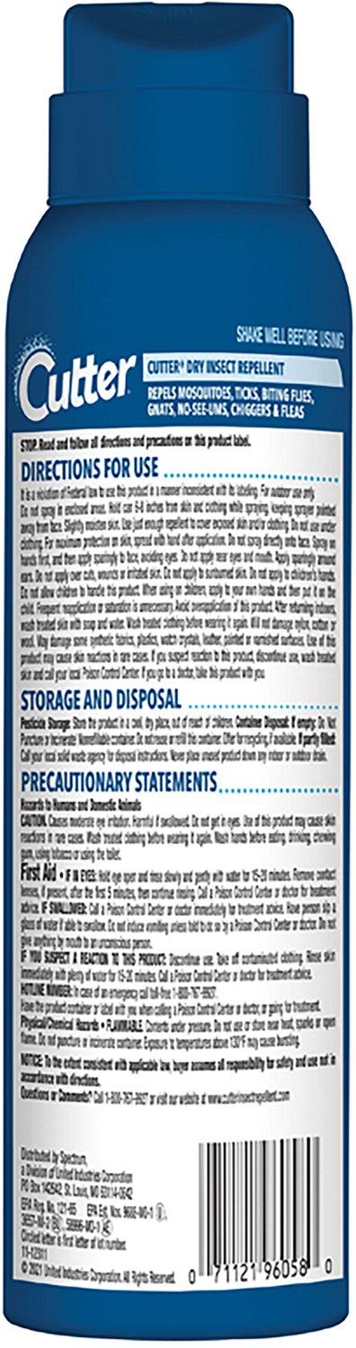Cutter Dry 4 oz. Insect Repellent                                                                                                - view number 2