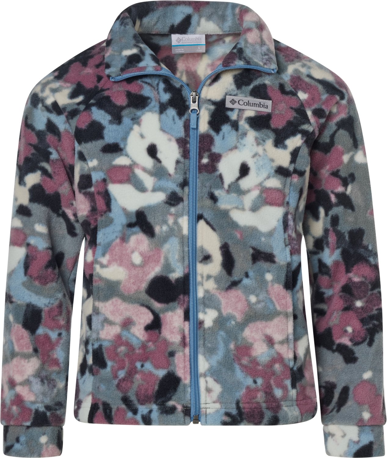 Columbia Sportswear Girls' Benton Springs II Printed Fleece Jacket - view number 3