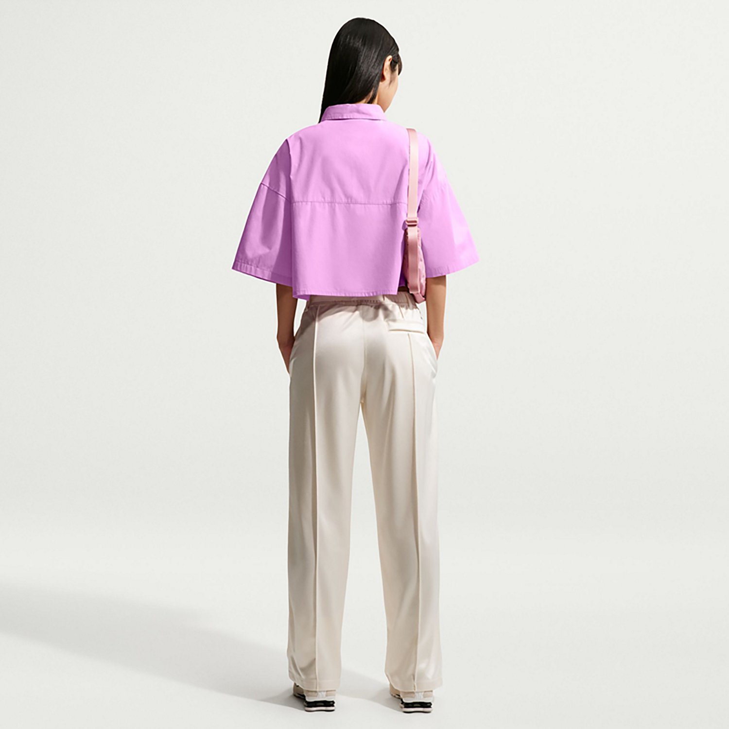 Nike Women's Sportswear Chill Poplin Oversized Top - view number 2