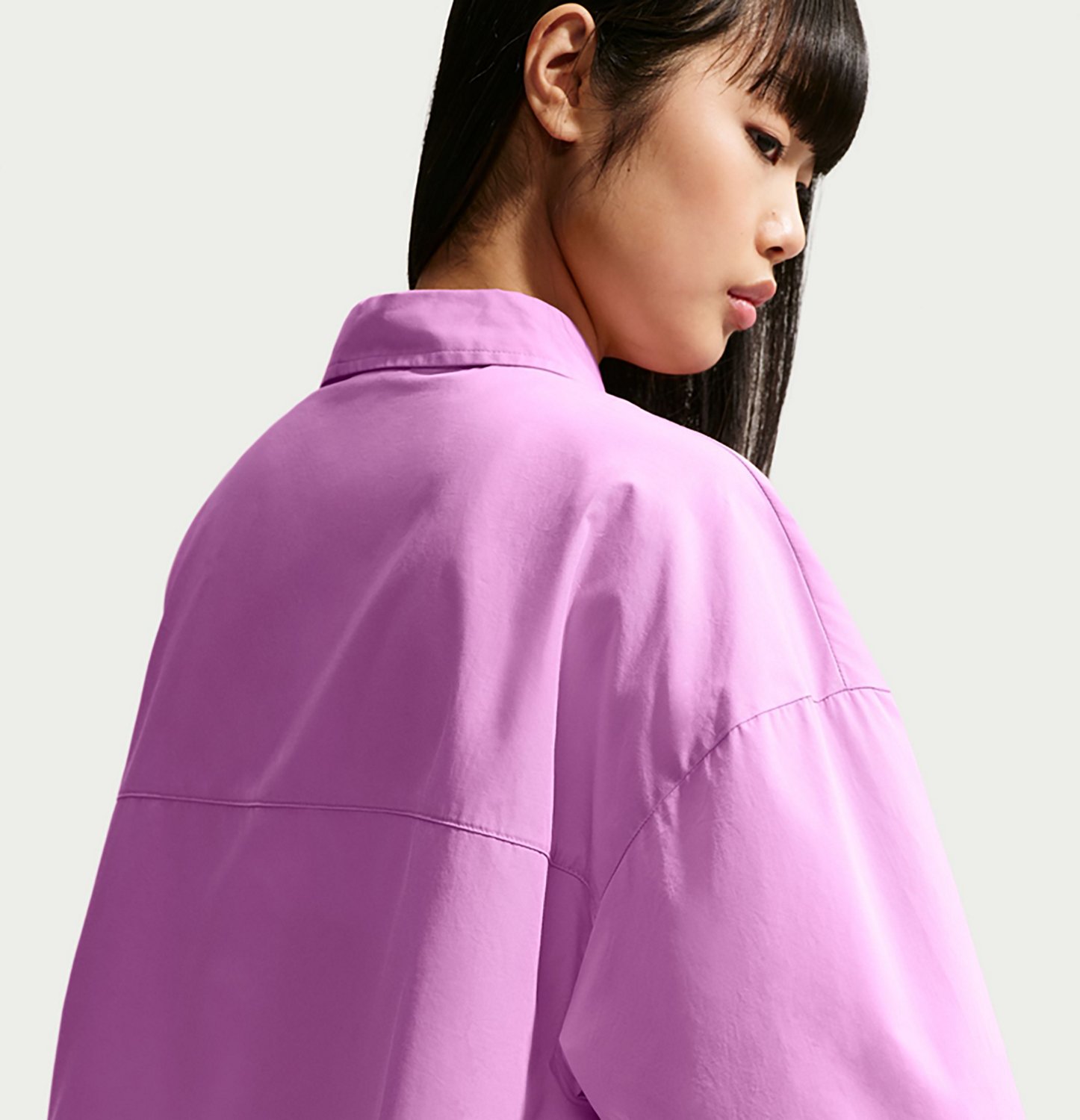 Nike Women's Sportswear Chill Poplin Oversized Top - view number 4