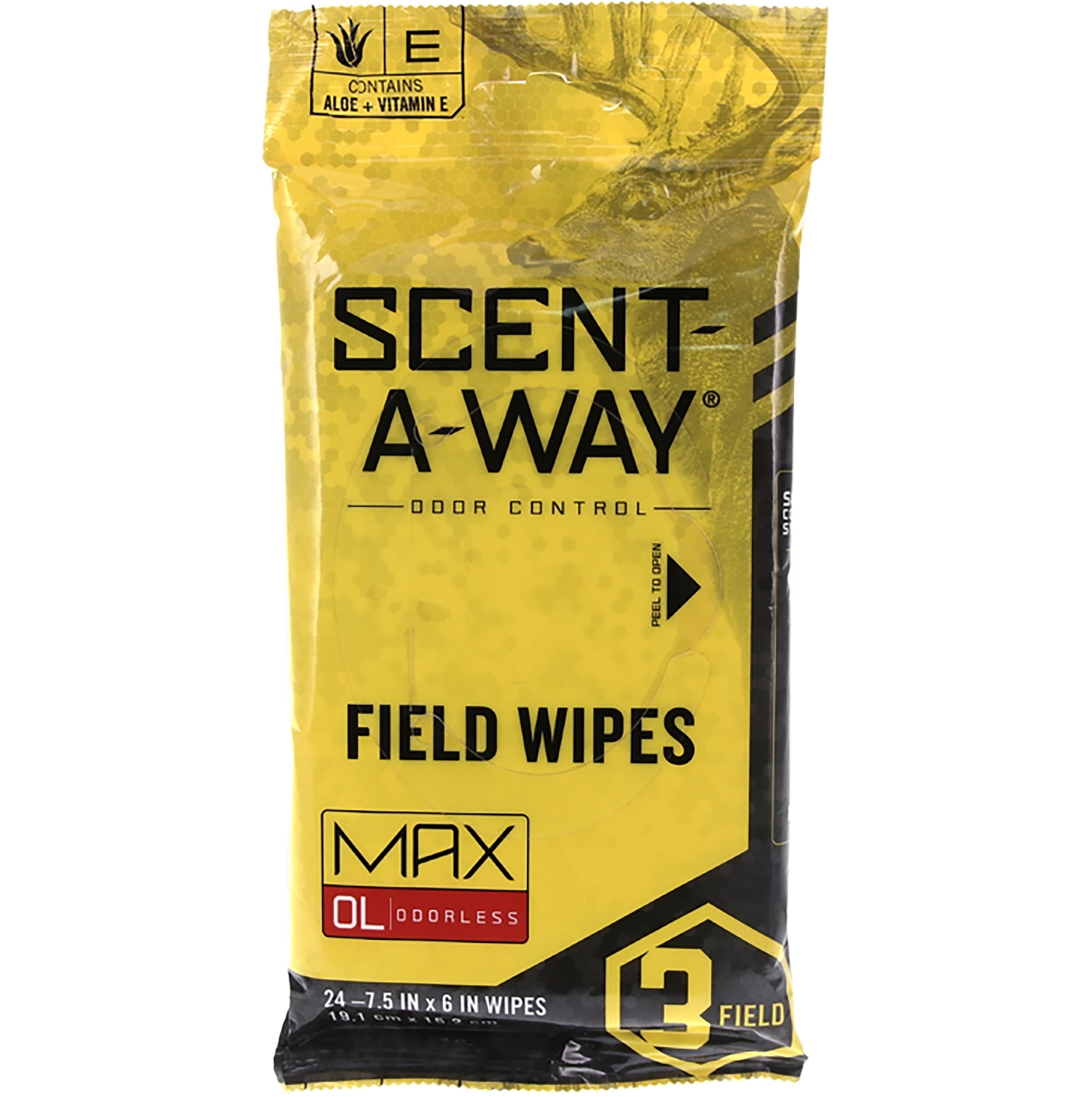 Scent‑A‑Way MAX Field Wipes 24-Pack