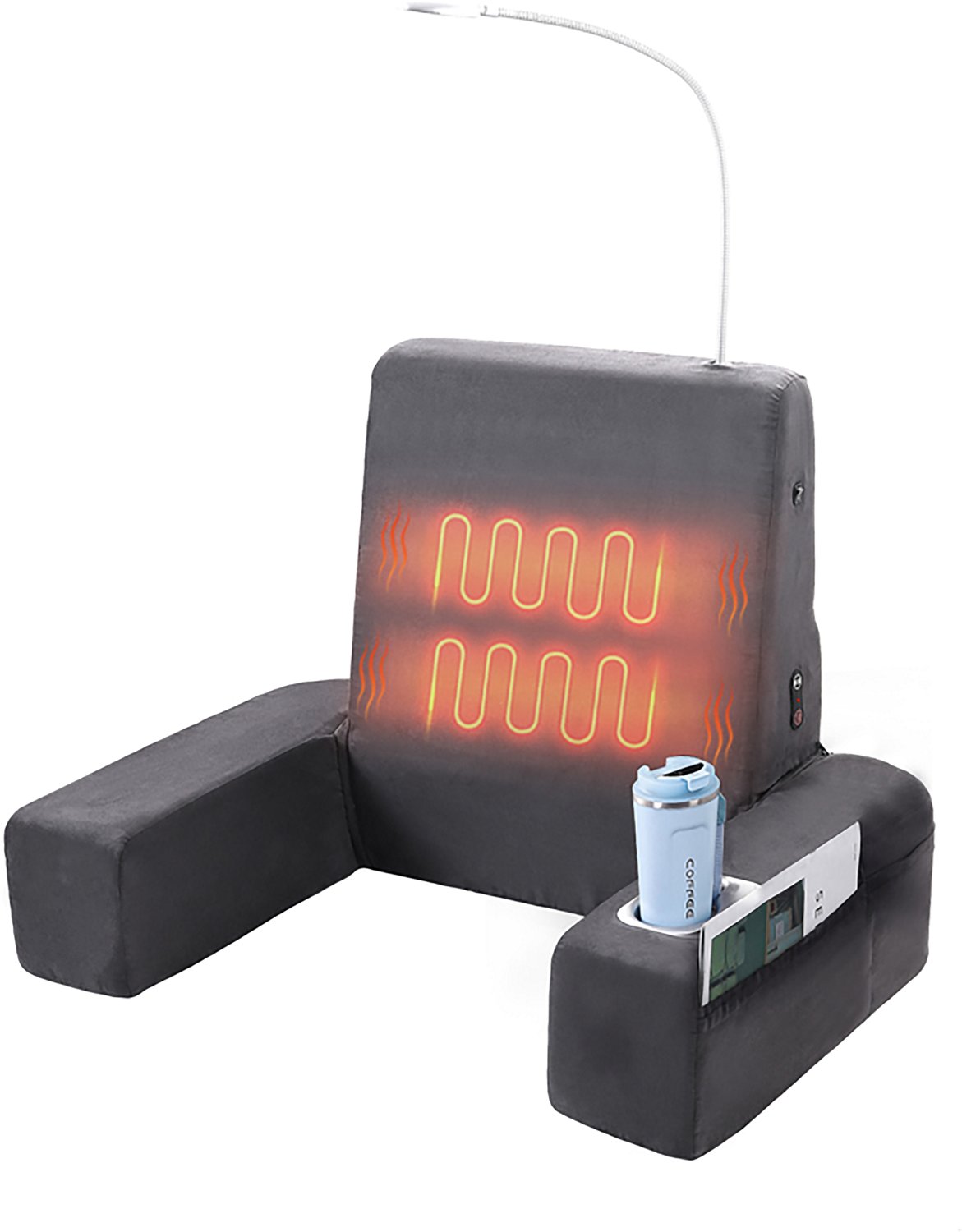 Carepeutic Backrest Bed Lounger with Vibration Massage and Heat - view number 2