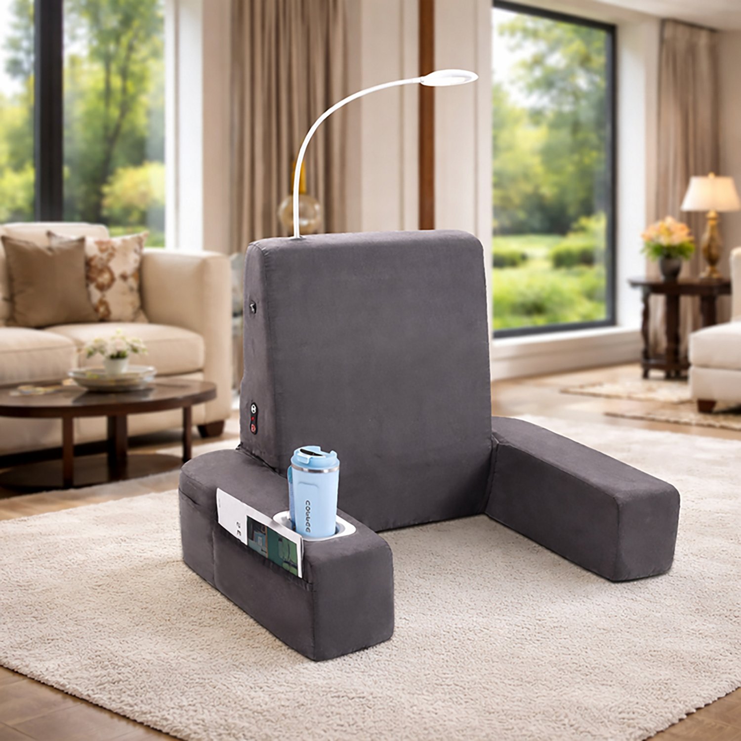 Carepeutic Backrest Bed Lounger with Vibration Massage and Heat - view number 6