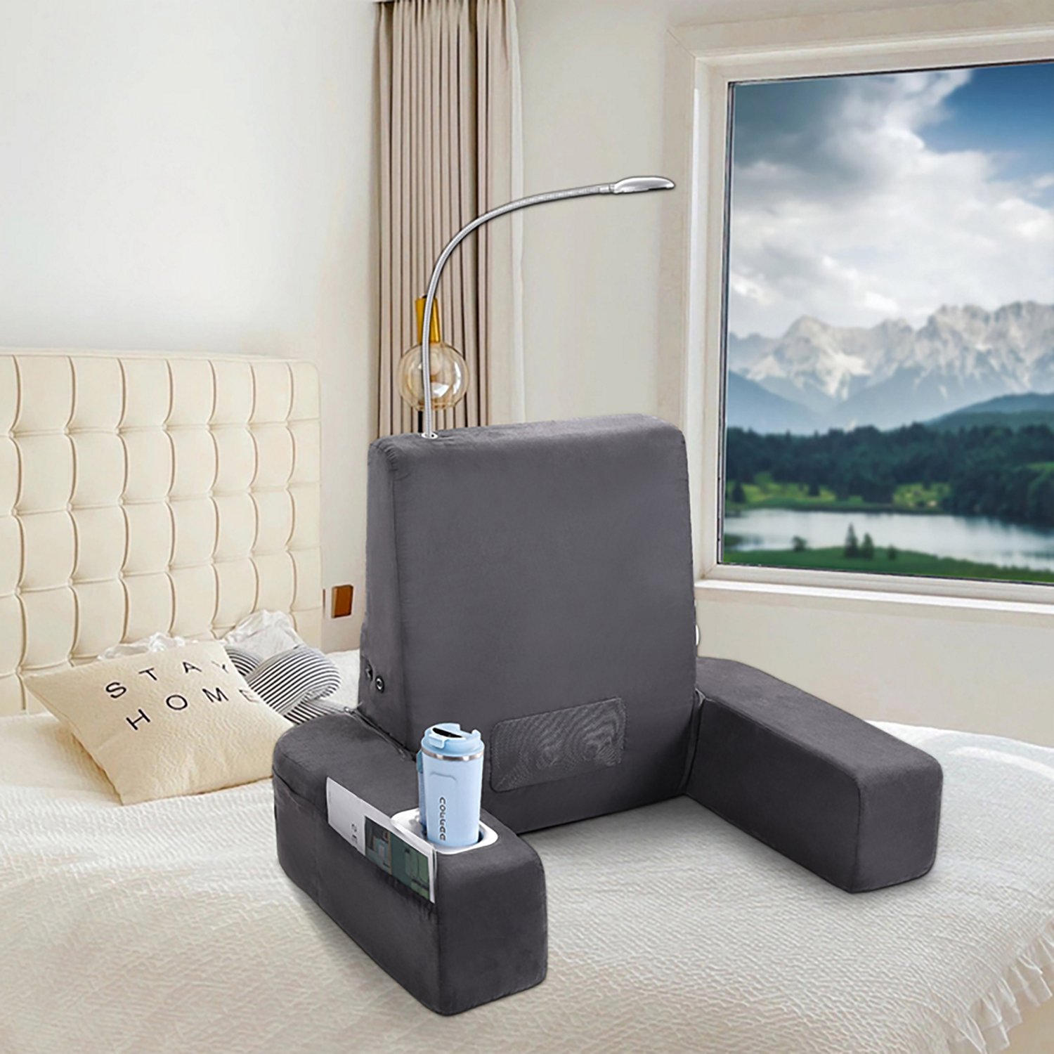 Carepeutic Backrest Bed Lounger with Shiatsu Massage and Heat - view number 5