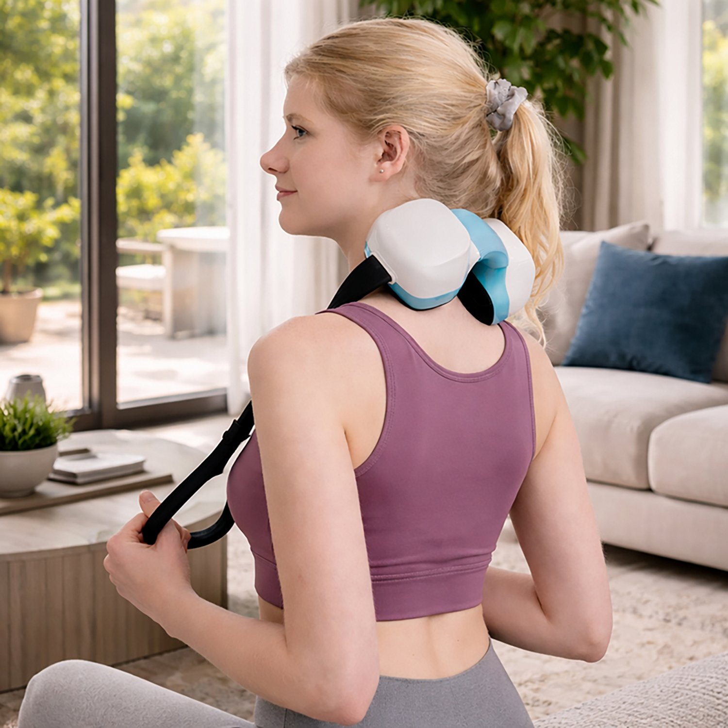 Carepeutic Targeted Spot Kneading Neck and Thigh Massager with Heat - view number 4
