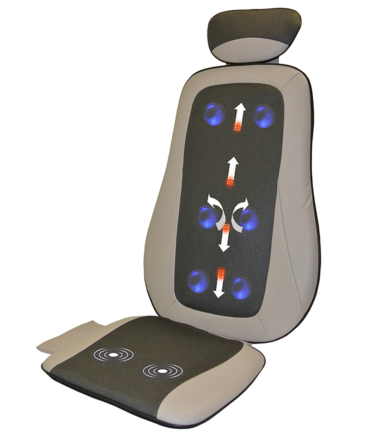 Carepeutic Op‑Comfort Shiatsu and Rolling Massage Chair Cushion - view number 2
