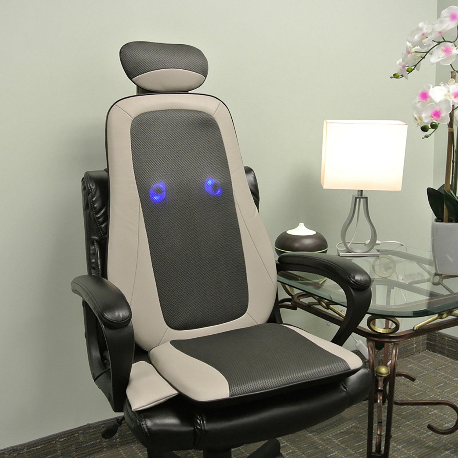 Carepeutic Op‑Comfort Shiatsu and Rolling Massage Chair Cushion - view number 5