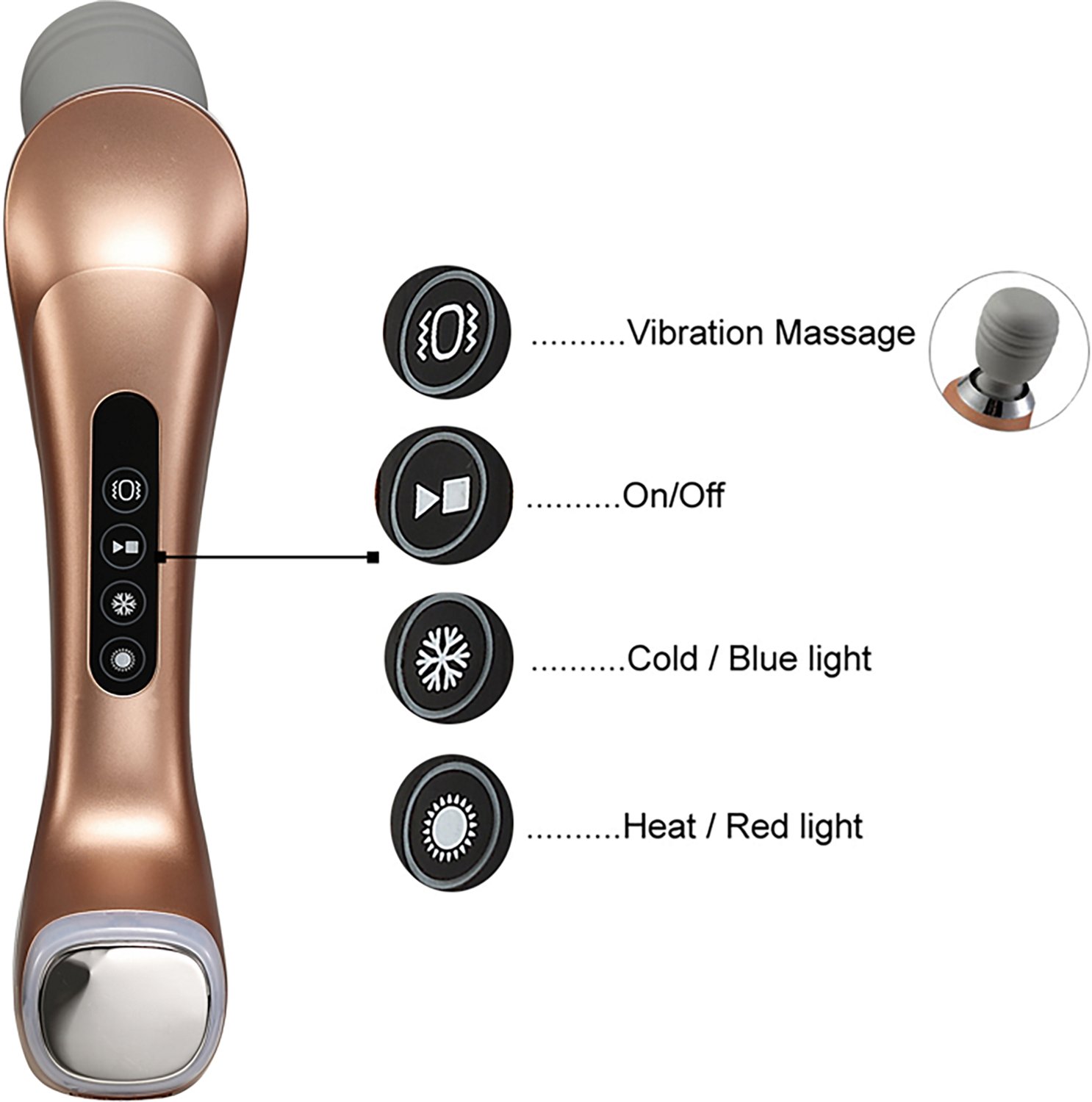 Carepeutic Cordless Hot and Cold Therapy Relaxing Massager - view number 2