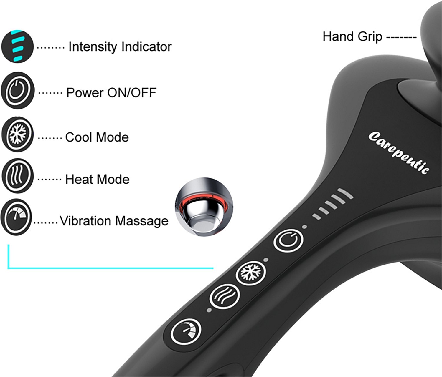 Carepeutic Bionic‑Point Heat and Cold Percussion Massager - view number 2