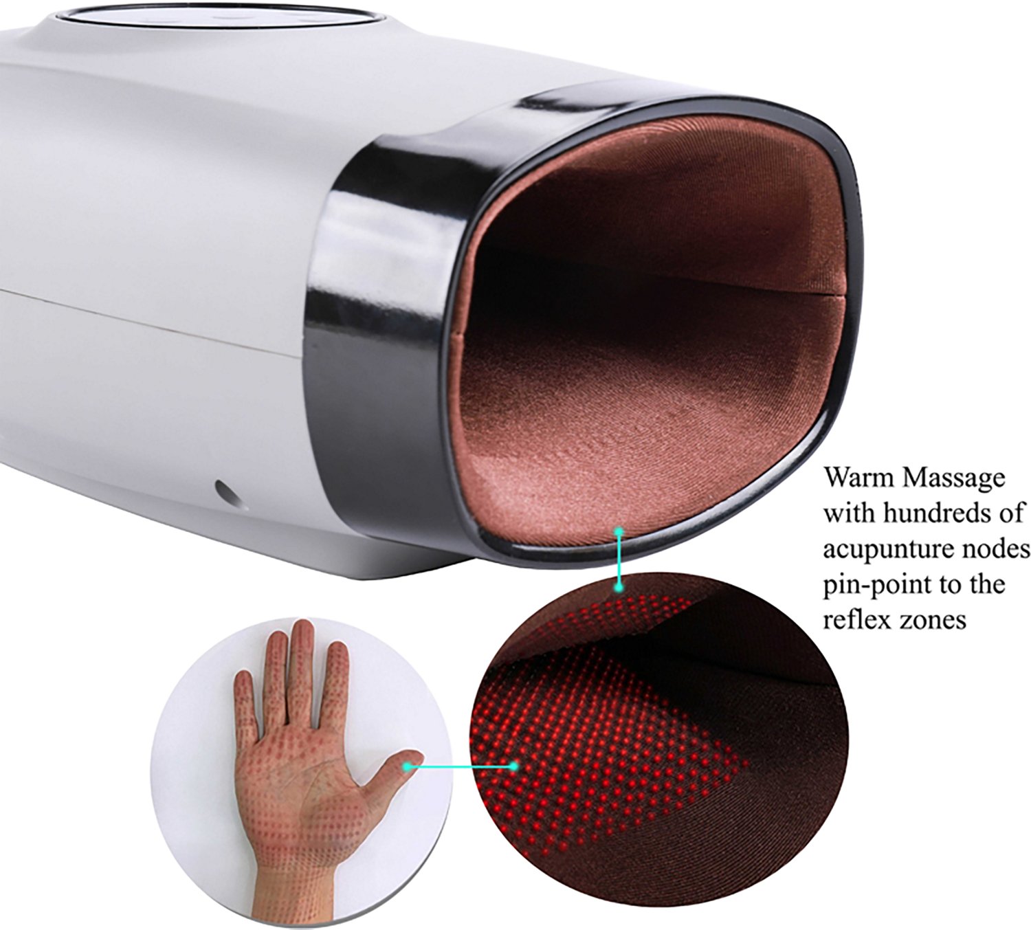 Carepeutic Acupressure Warming Hand Massager with Pulse Vibration Massage - view number 5