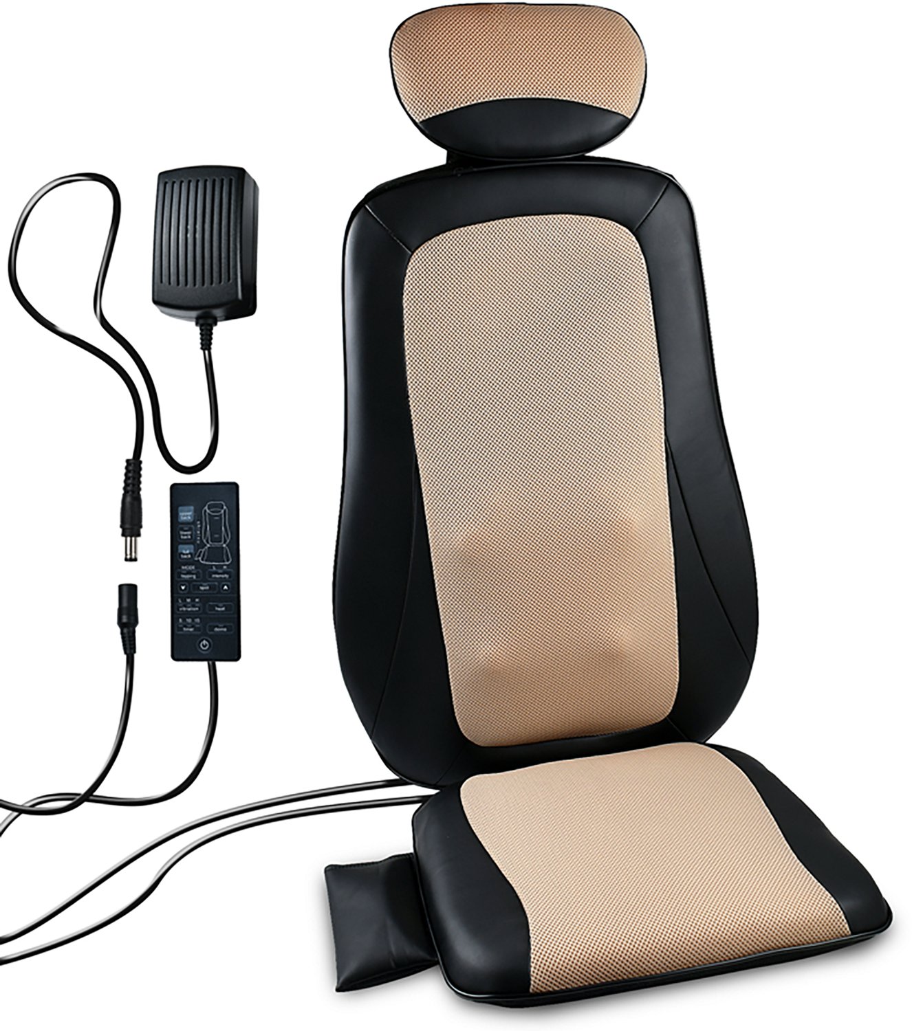 Carepeutic Kneading Rolling Vibration Massage Chair Cushion | Academy
