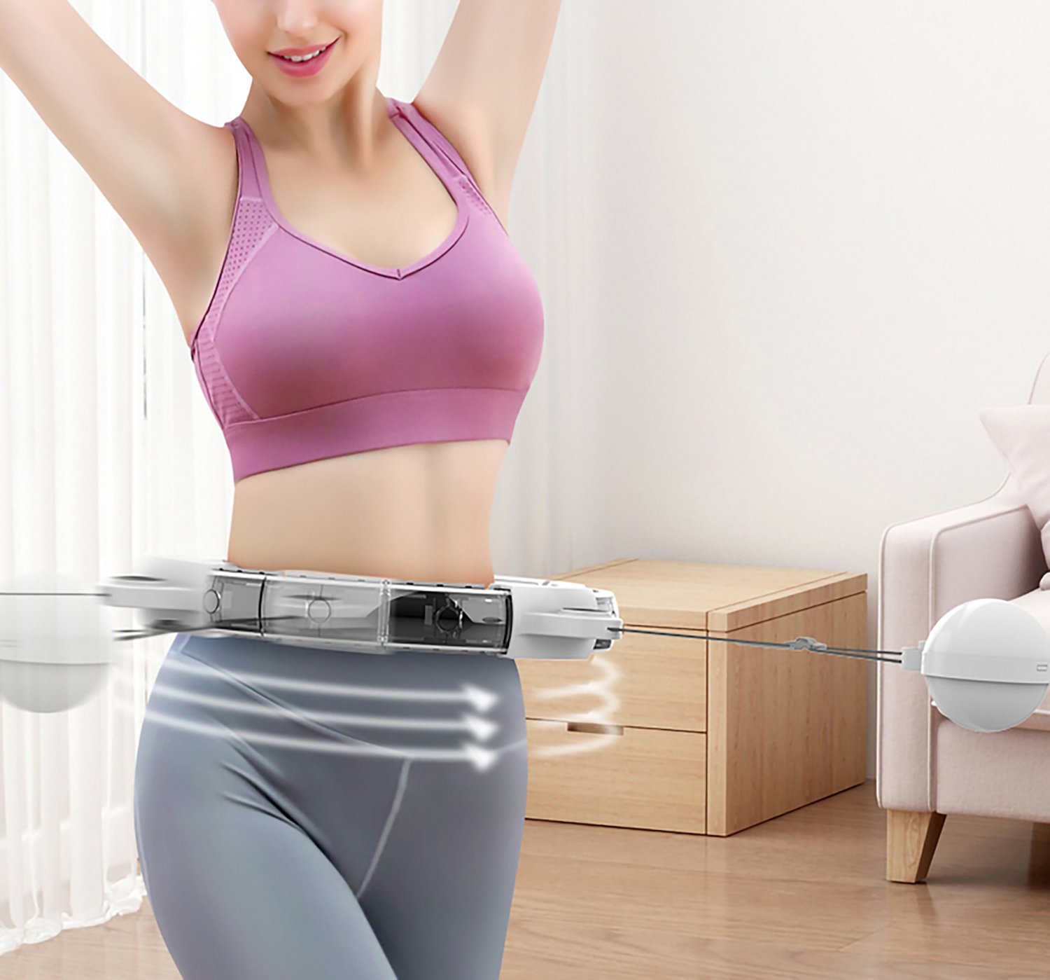 Carepeutic Smart Digital Non‑Dropping Aerobic Hula Exerciser - view number 3