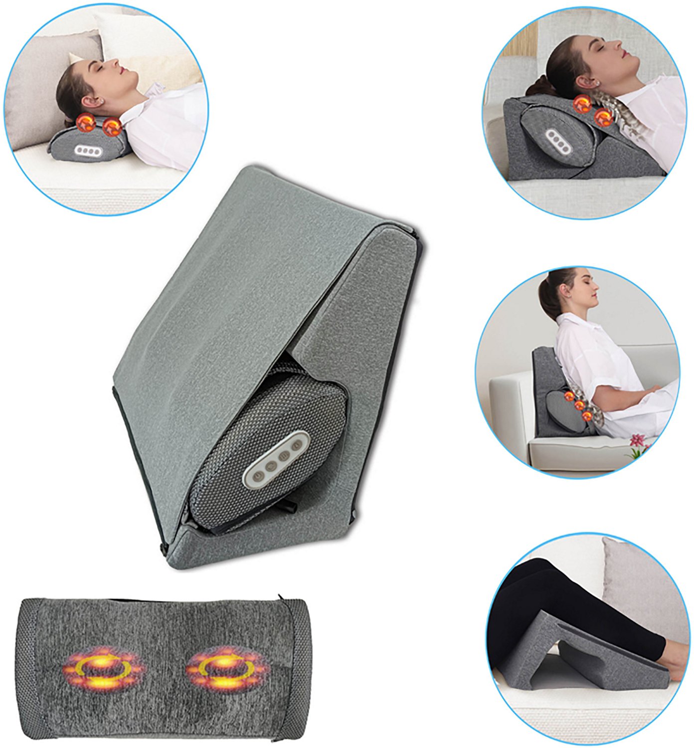 Carepeutic Triple Motion Neck Massager and Leg Wedge - view number 2