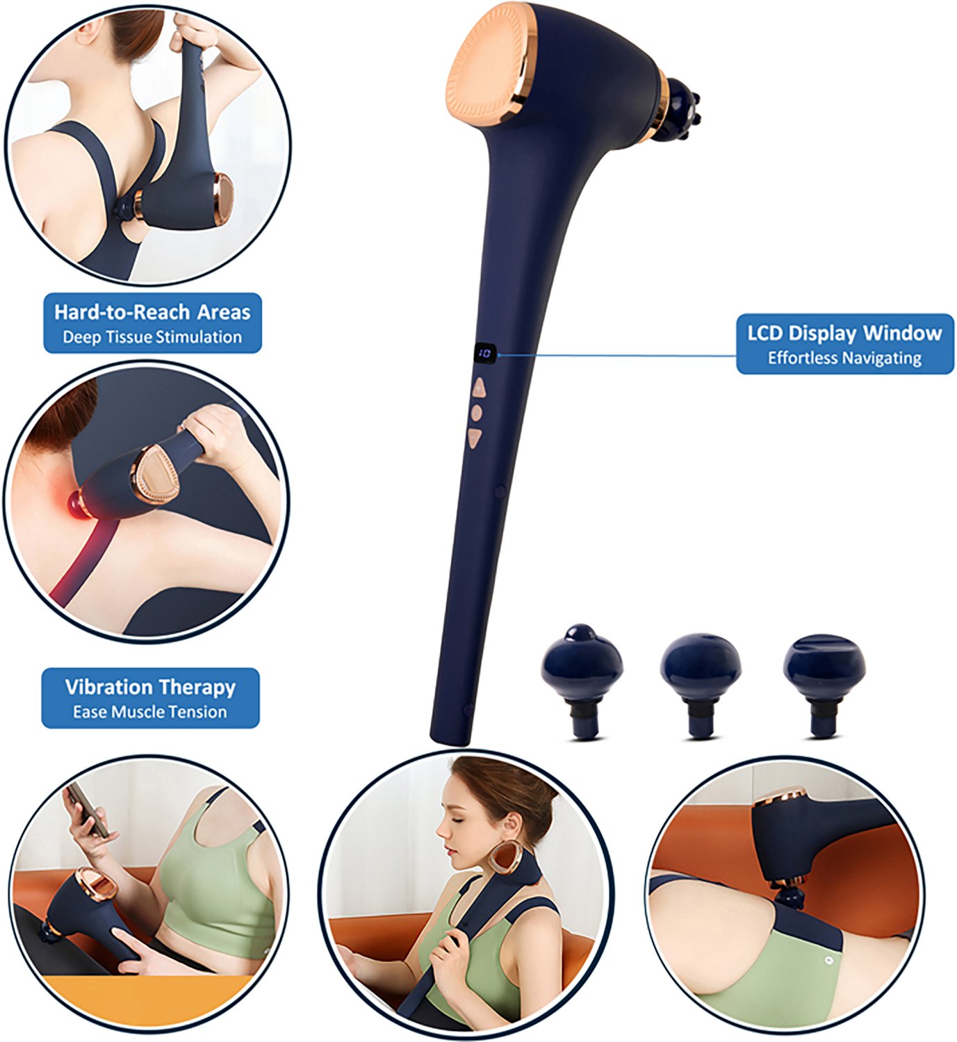 Carepeutic Lazy Touch Deep Tissue Massager - view number 3