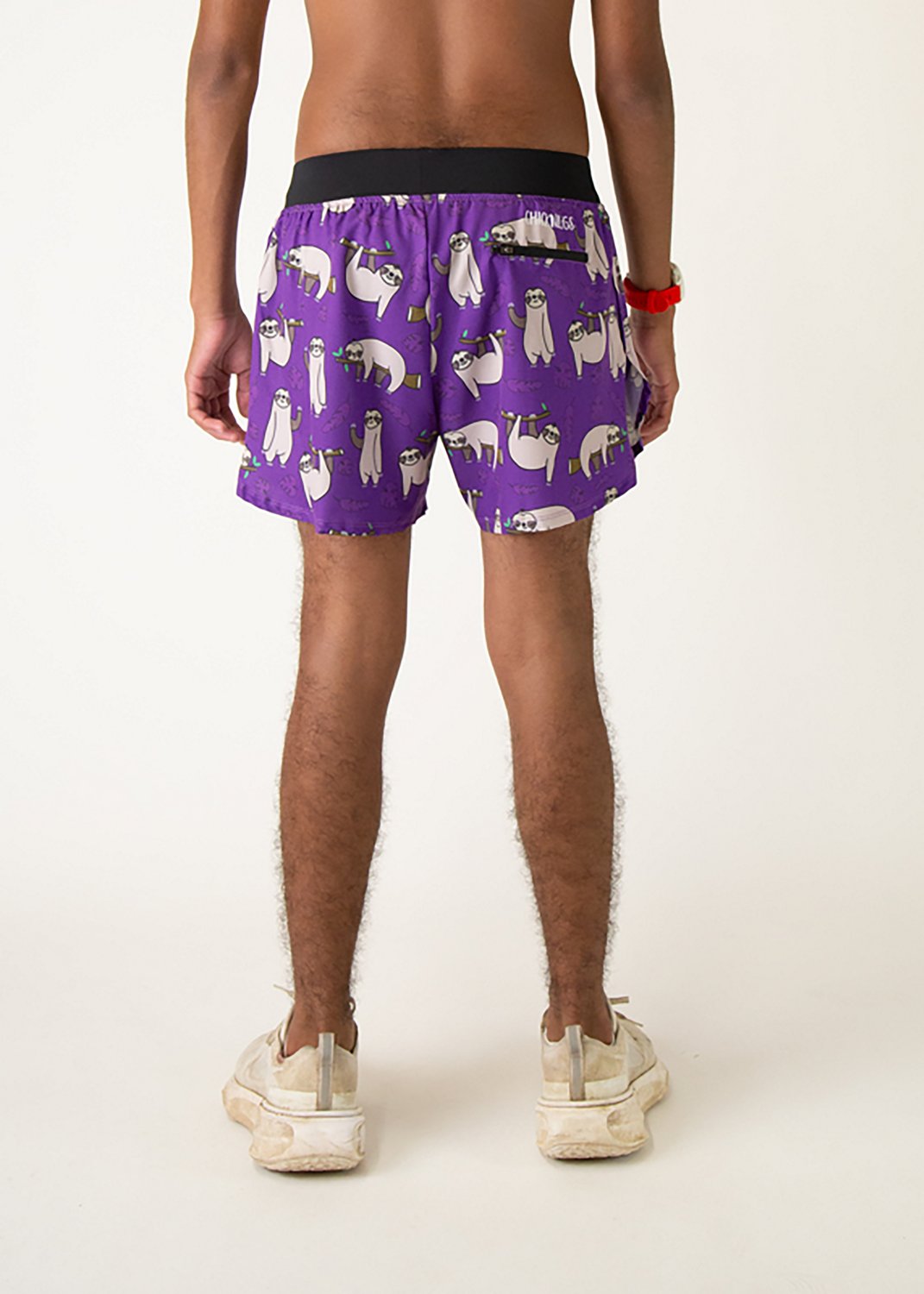 ChicknLegs Men’s Sloths Half Split Shorts 4 in - view number 2
