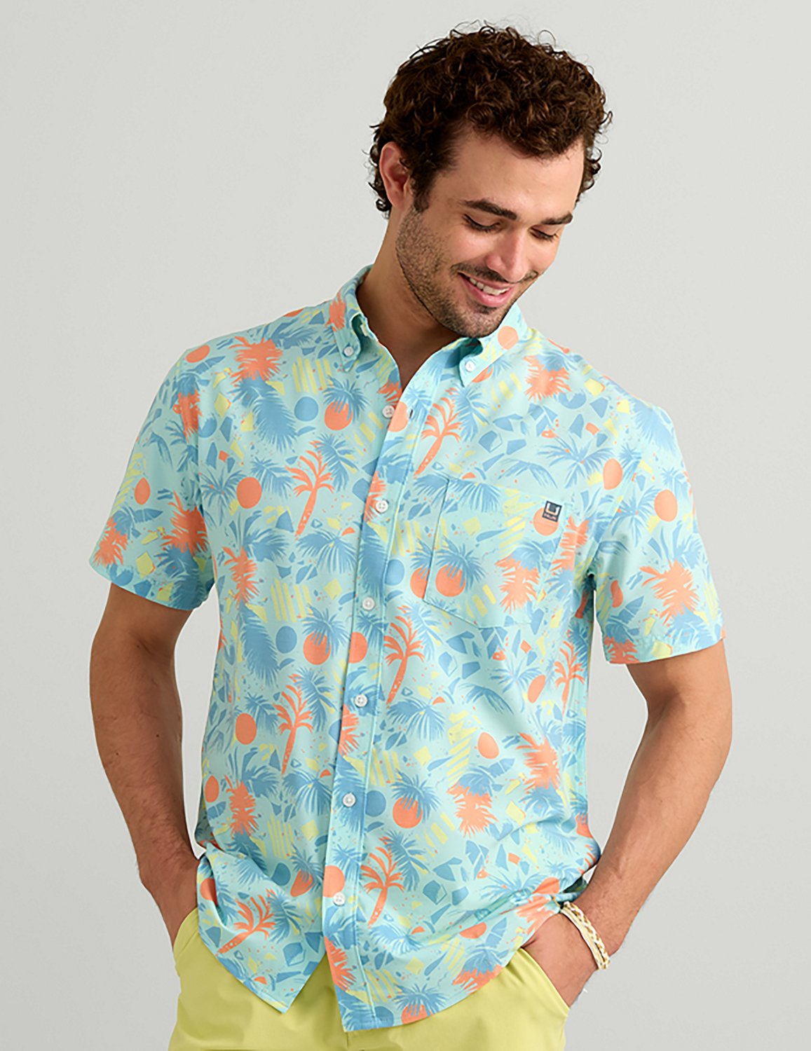 HUK Men's Kona Short Sleeve PRINT Shirt - view number 3