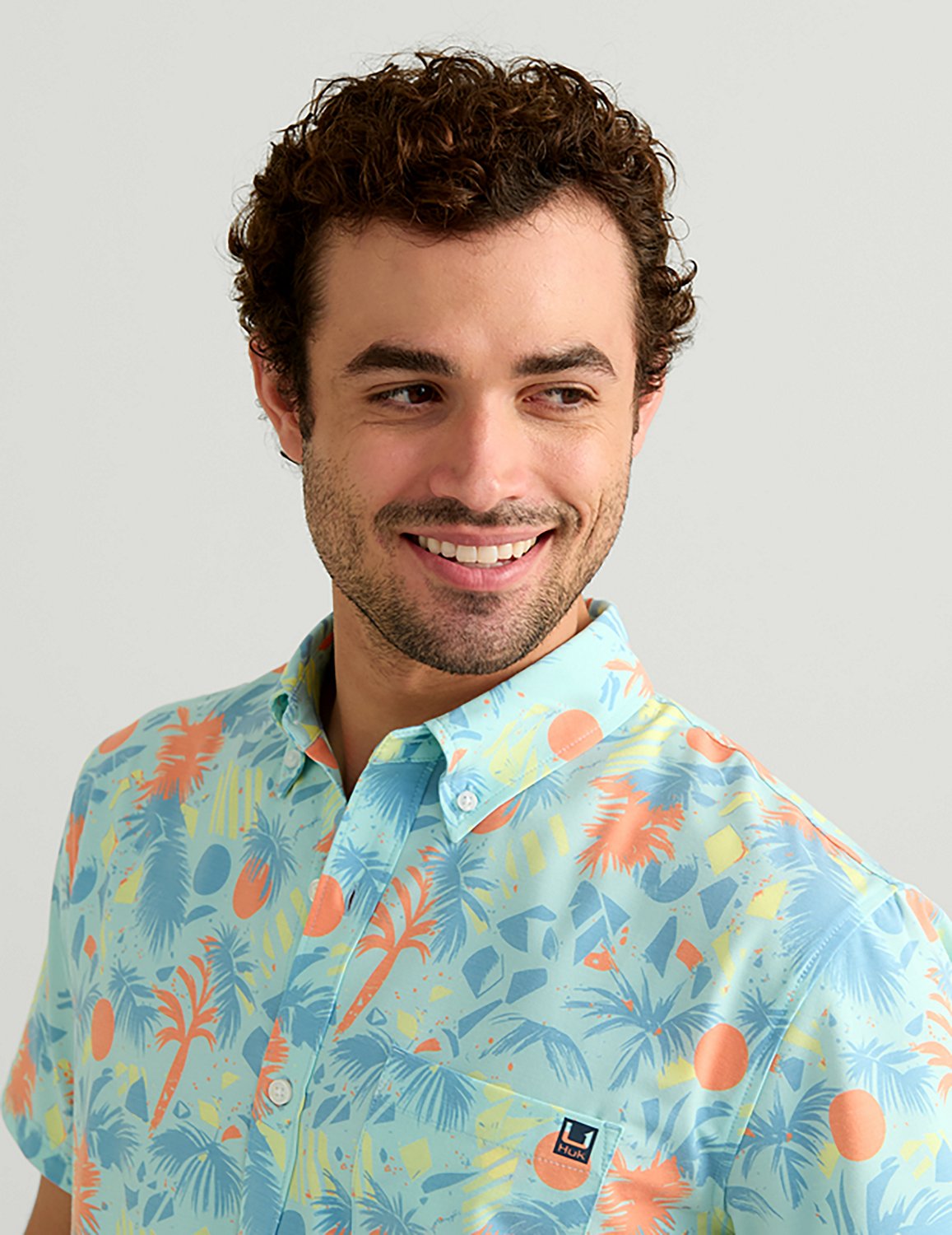 HUK Men's Kona Short Sleeve PRINT Shirt - view number 4