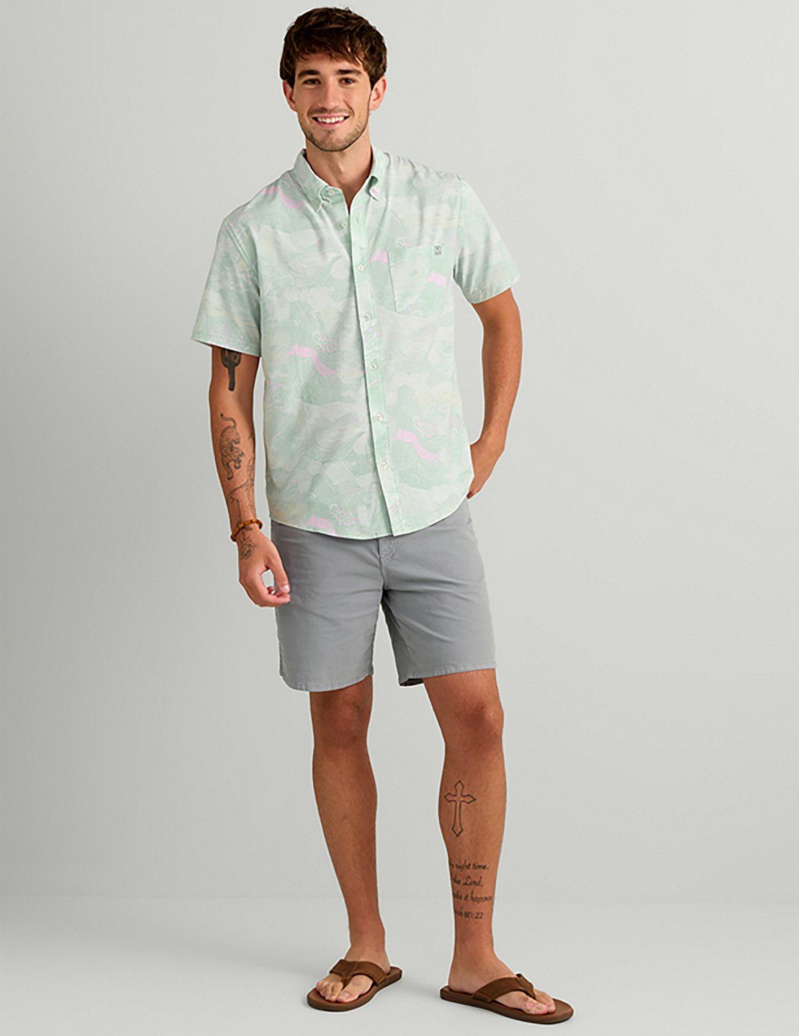HUK Men's Kona Short Sleeve PRINT Shirt - view number 5