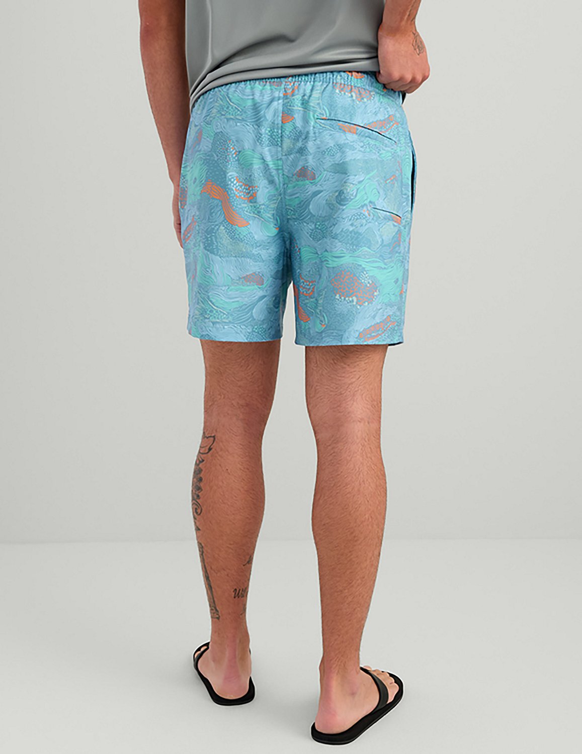 Huk Men's Pursuit Printed Volley Swim Shorts - view number 2