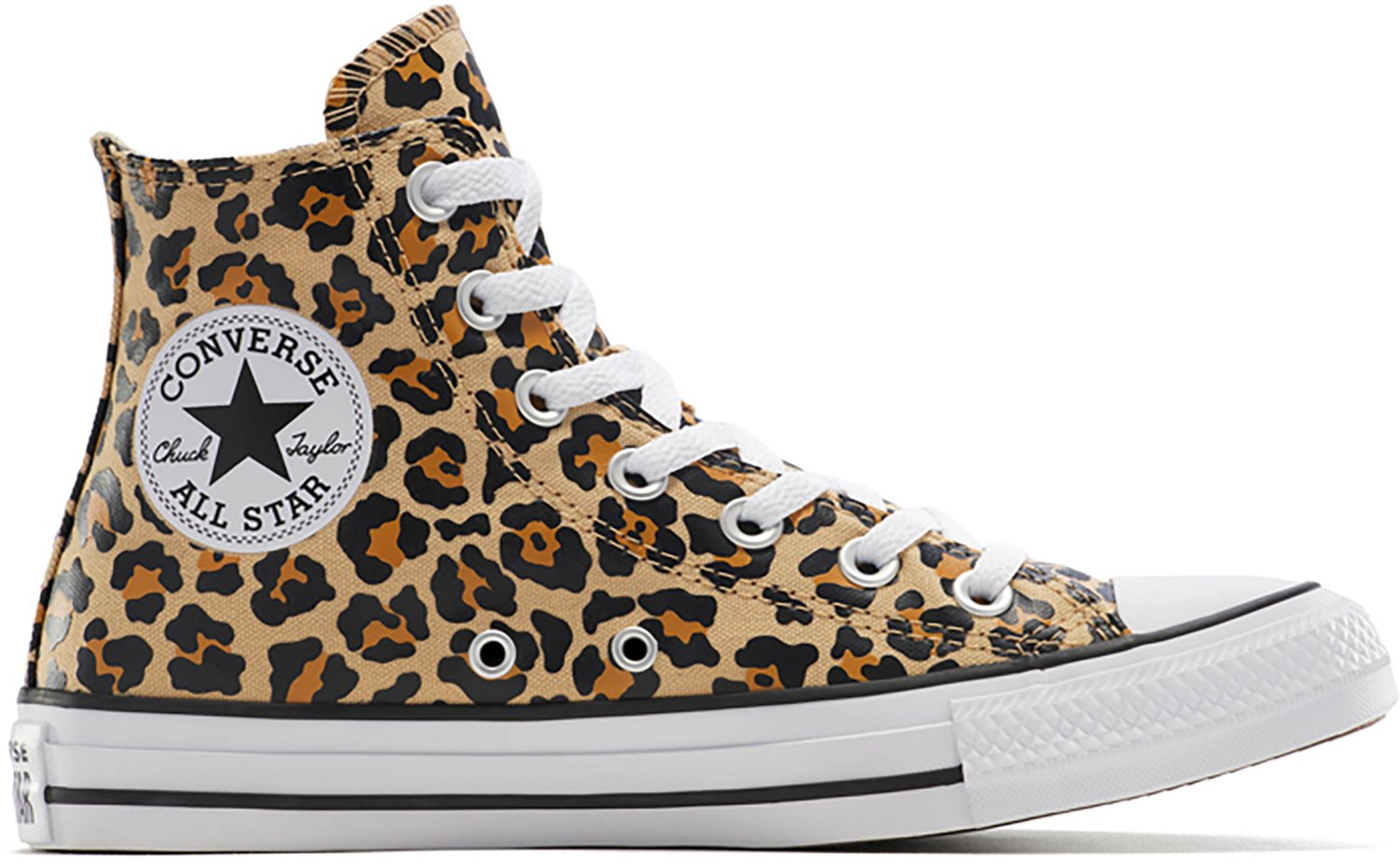 Converse Chuck Taylor All Star Leopard Laces High Top Shoes