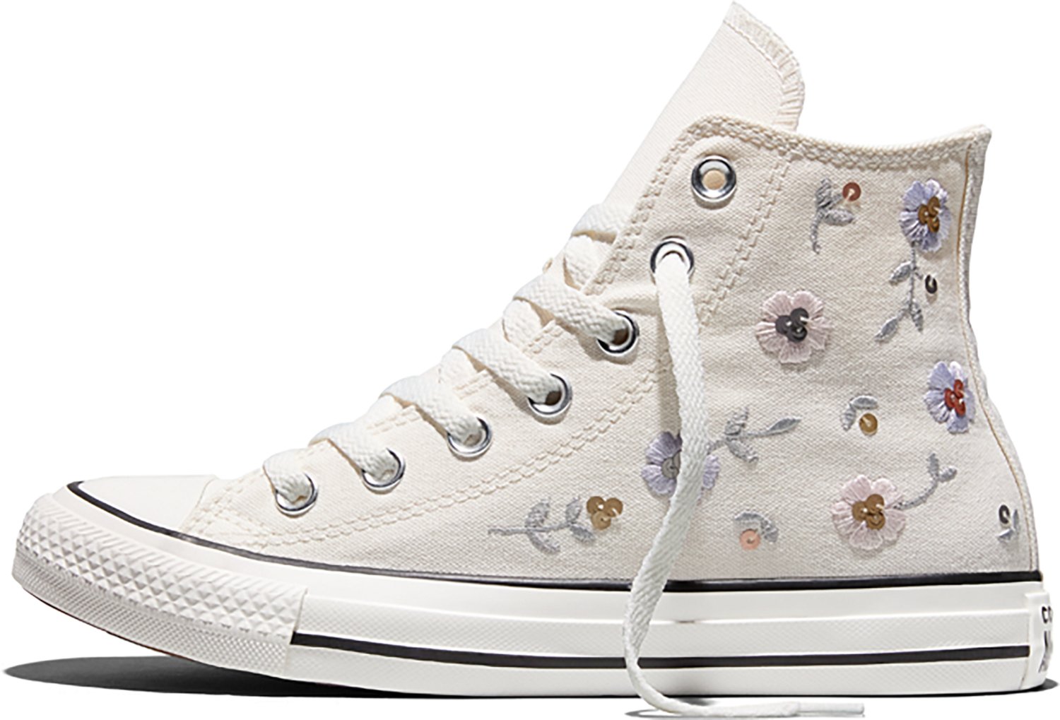 Converse Chuck Taylor All Star Sequined Flowers High Top Shoes - view number 2