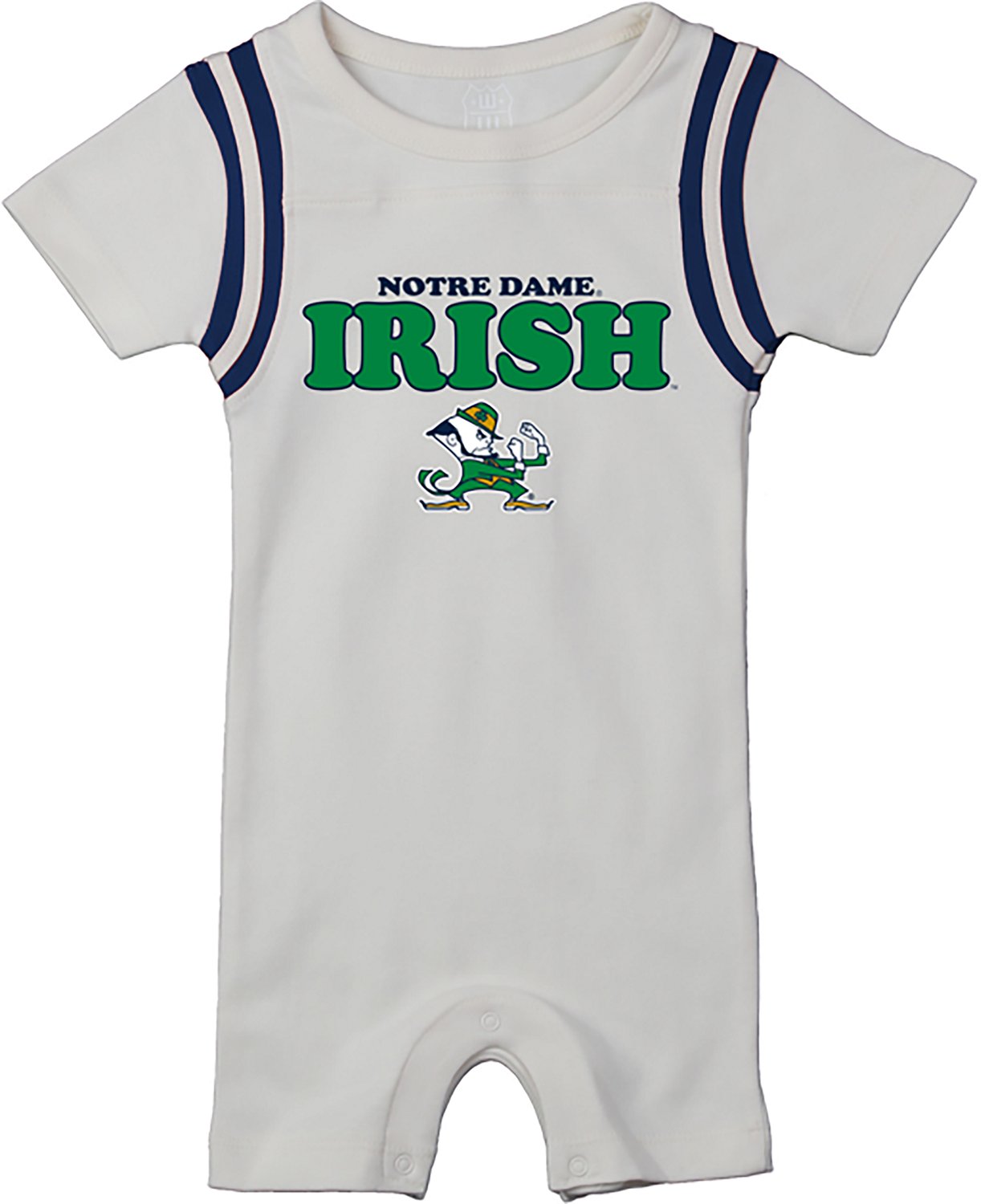 Wes & Willy Infant Girls' University of Notre Dame School Over Primary Logo Romper