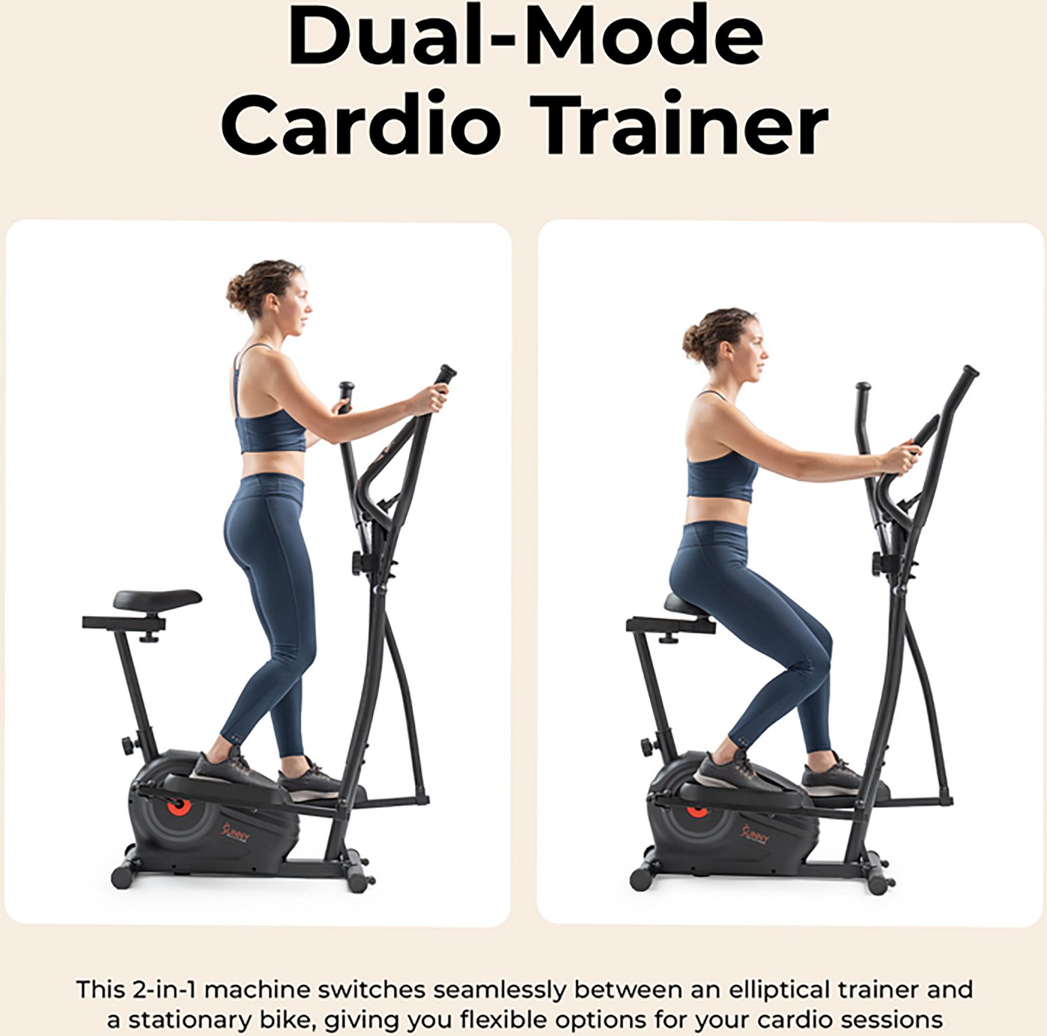 Sunny Health & Fitness Smart Compact 2-in-1 Sit/Stand Elliptical - view number 2