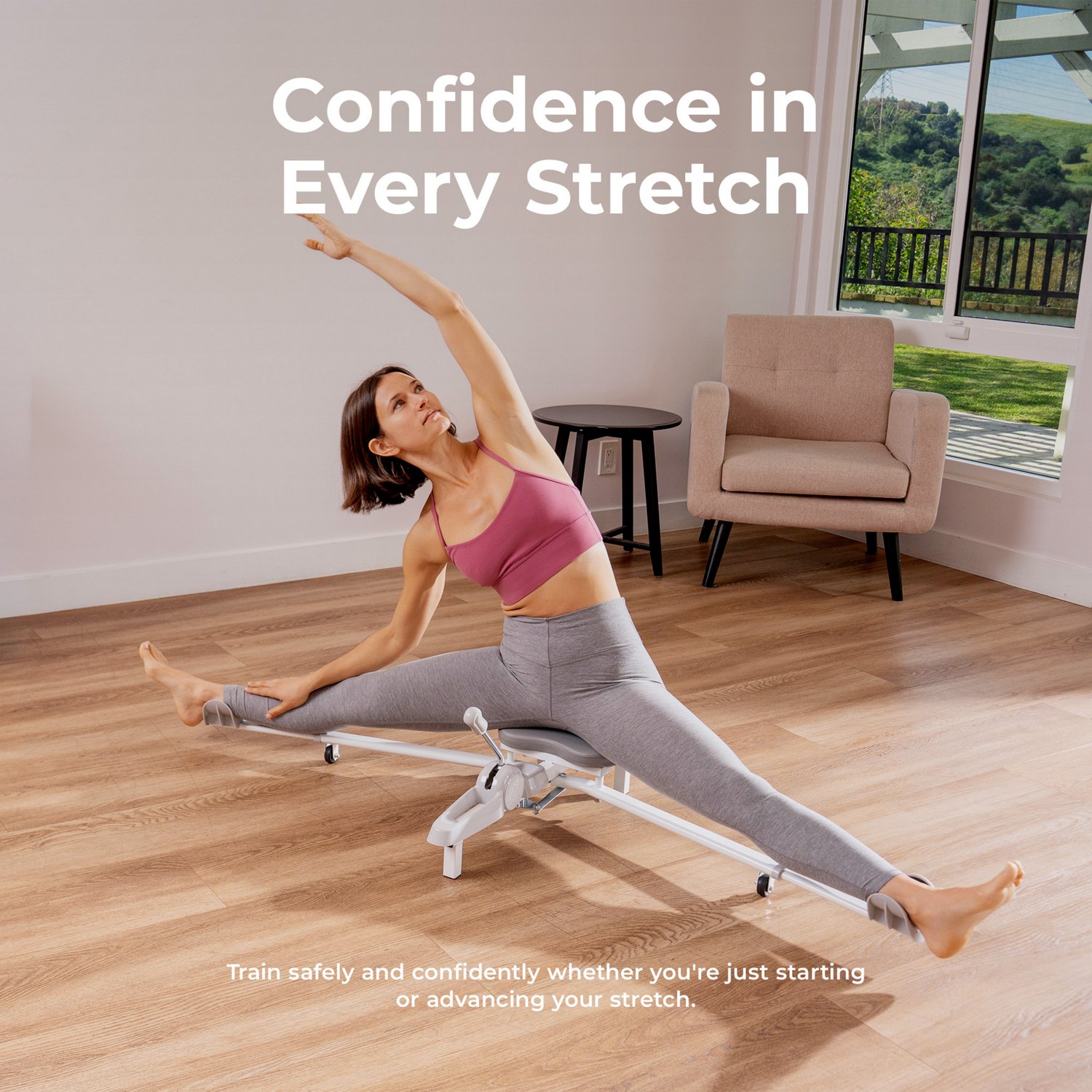 Sunny Health & Fitness Leg Stretch Machine - view number 2
