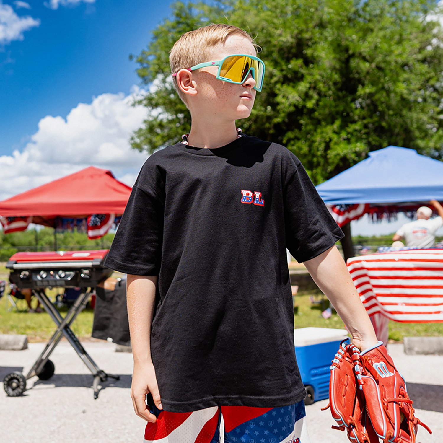 Baseball Lifestyle 101 Kids' Patriot Pitch T-shirt