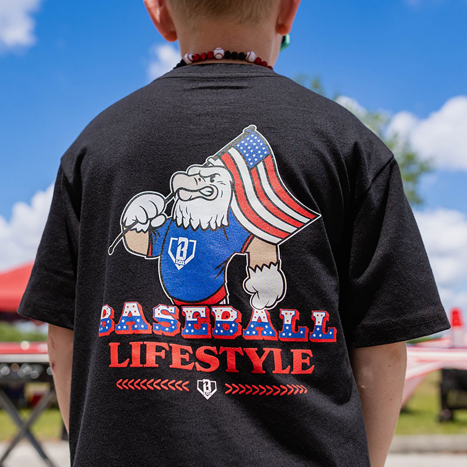 Baseball Lifestyle 101 Kids' Patriot Pitch T-shirt