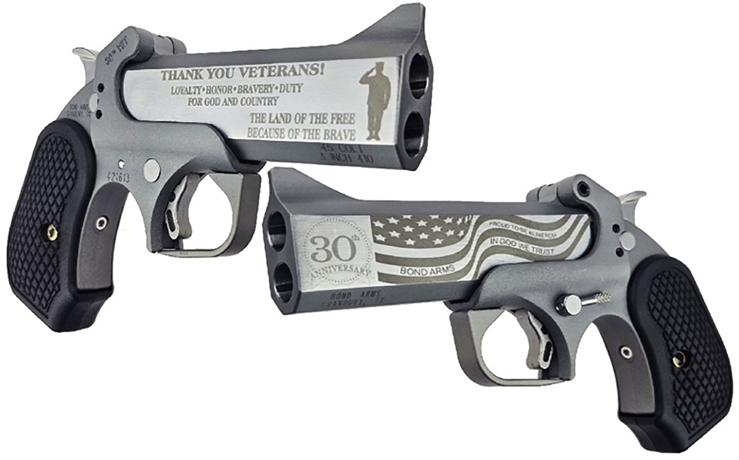 Bond Arms XLV 30th Vet .410 Bore/.45 Colt Derringer