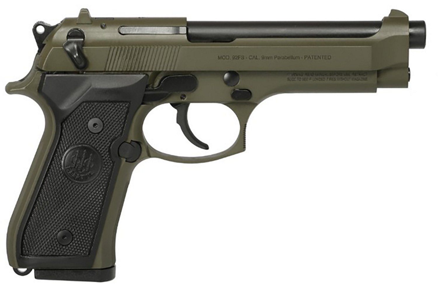 Beretta 92FS OD Green 9mm Semi Automatic Pistol