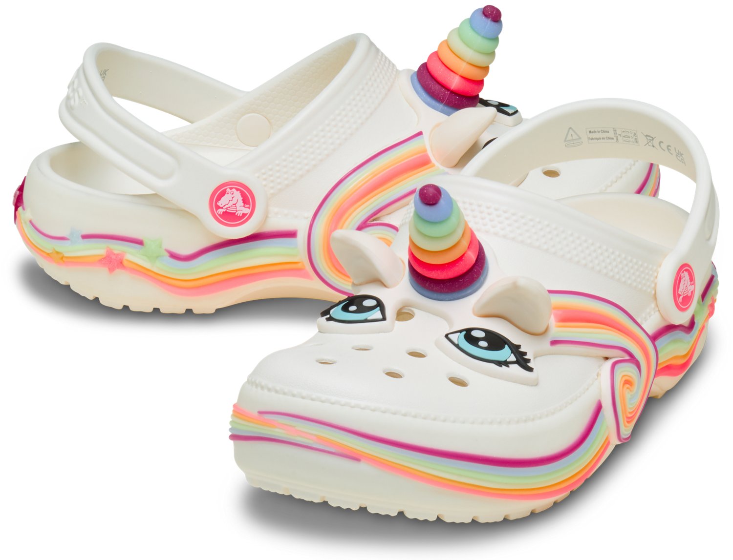 Crocs Kids’ Classic IAM Unicorn Lights Clogs - view number 8