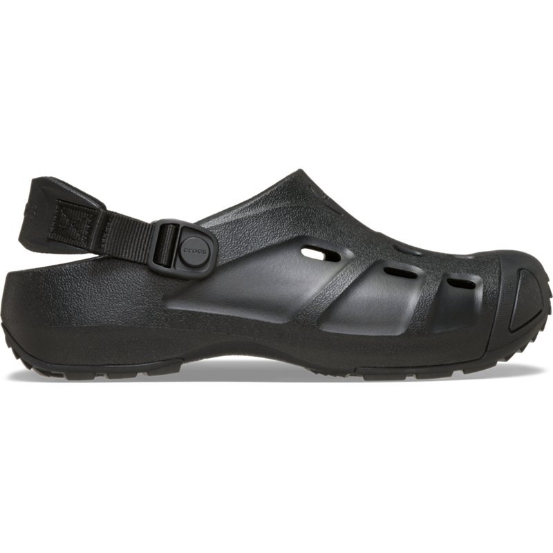 Crocs Mens Quick Trail Classic Clogs - Shoes - Black / Black Size 13.0
