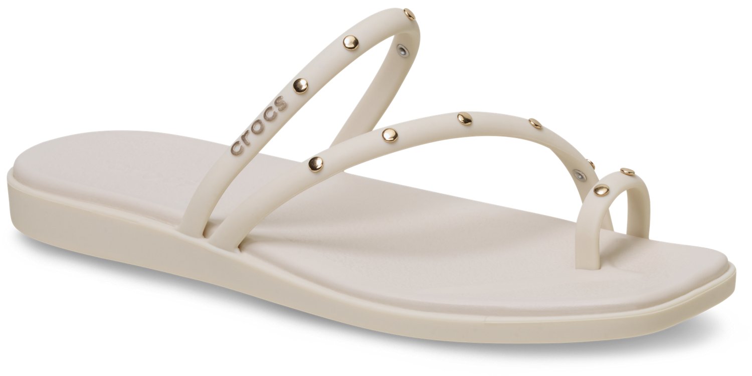 Crocs Women’s Miami Toe Loop Studded Sandals - view number 3