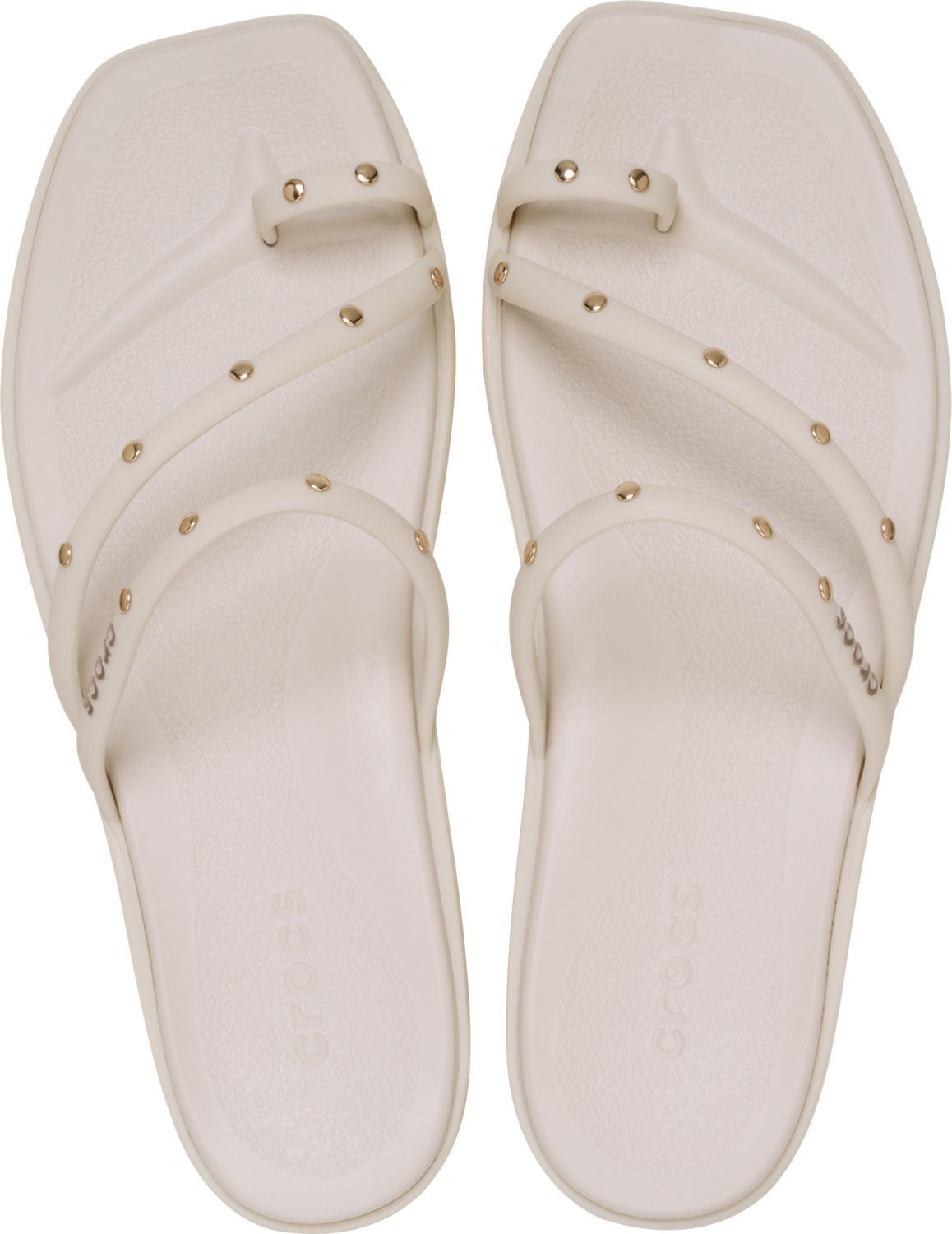 Crocs Women’s Miami Toe Loop Studded Sandals - view number 5