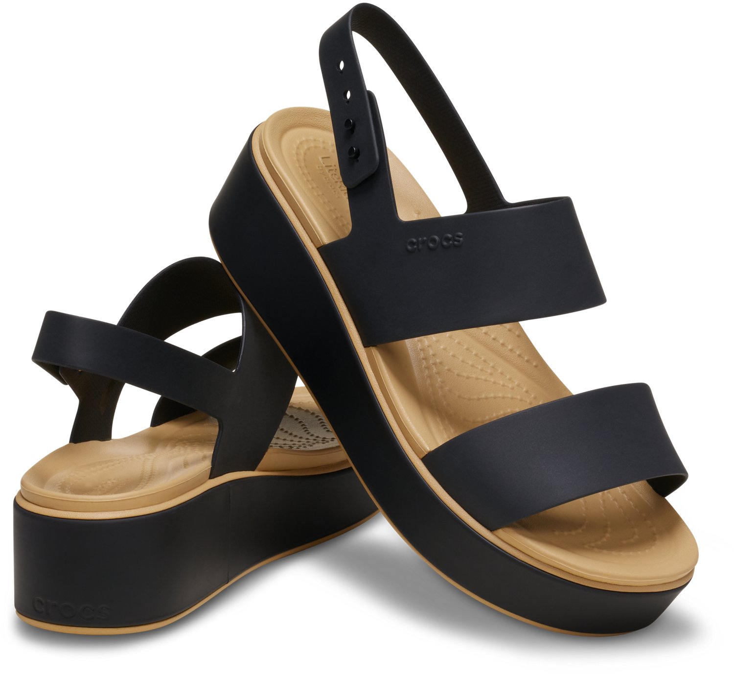 Crocs Women’s Brooklyn Low Wedge Matte Wrap Sandals - view number 6