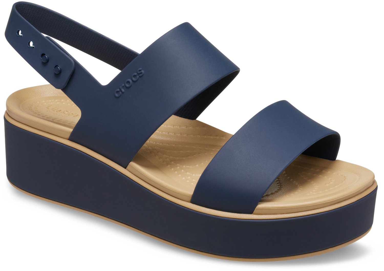 Crocs Women’s Brooklyn Low Wedge Matte Wrap Sandals - view number 2
