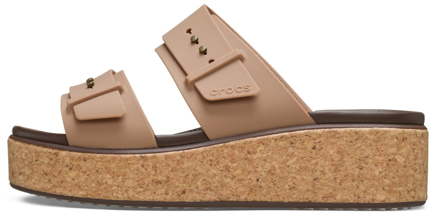 Crocs Women's Brooklyn Cork Buckle Sandals - view number 2