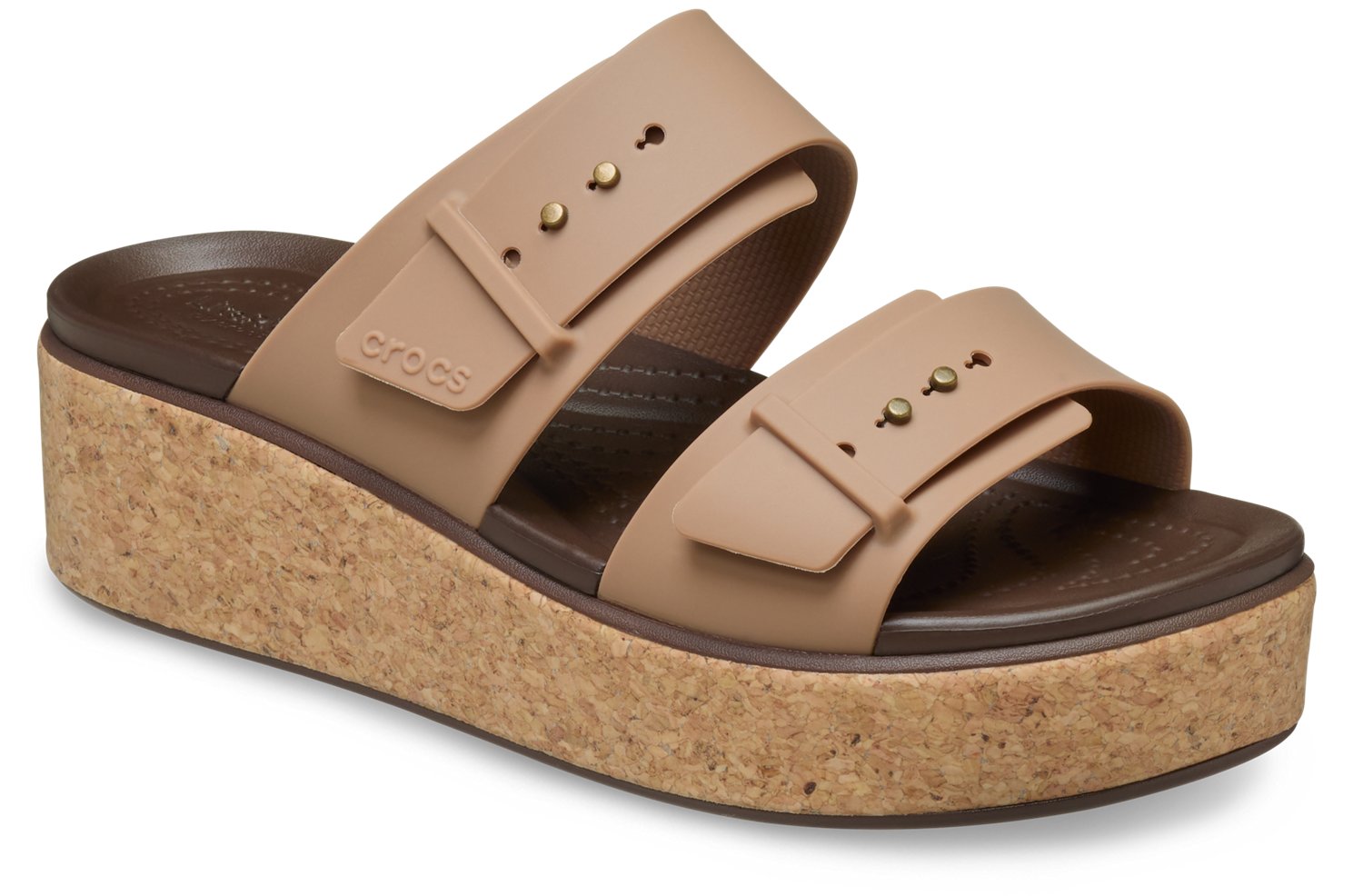 Crocs Women's Brooklyn Cork Buckle Sandals - view number 3