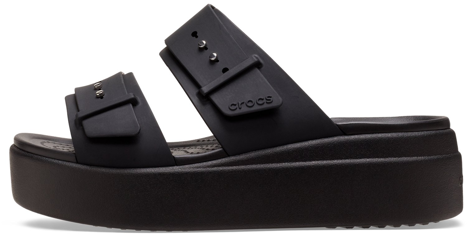 Crocs Women’s Brooklyn Buckle Low Wedge Sandals - view number 2