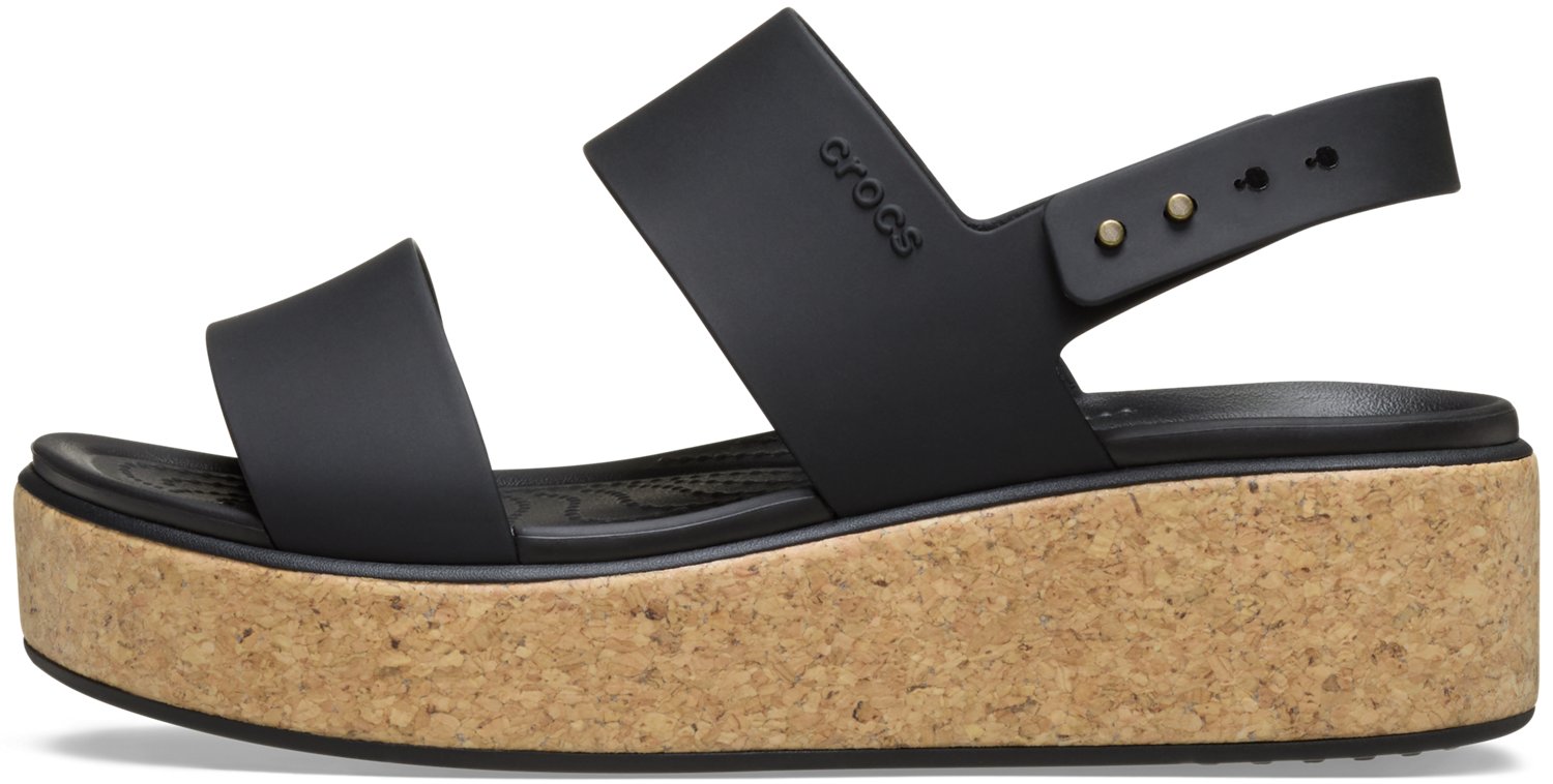 Crocs Women’s Brooklyn Low Wedge Cork Sandals - view number 2
