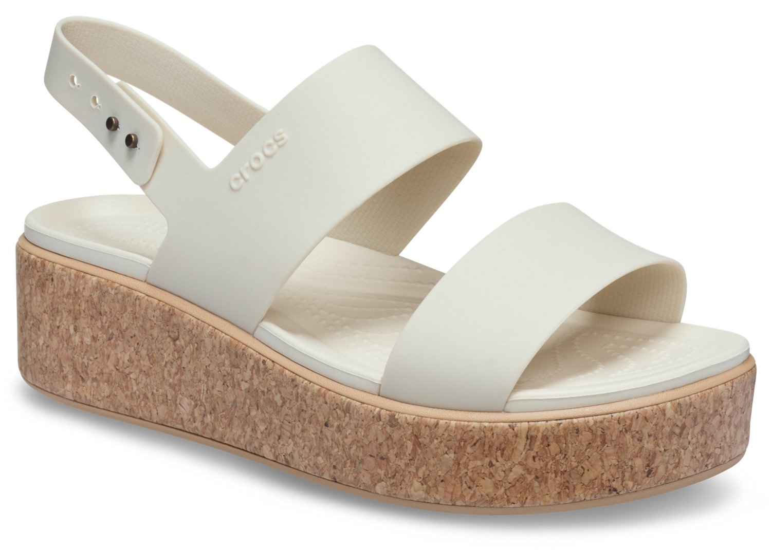Crocs Women’s Brooklyn Low Wedge Cork Sandals - view number 3