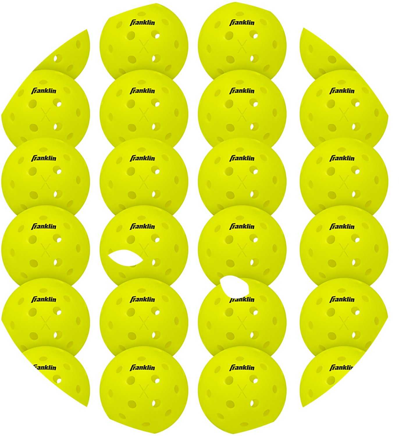 Franklin X-40 Outdoor Pickleballs 24-Pack